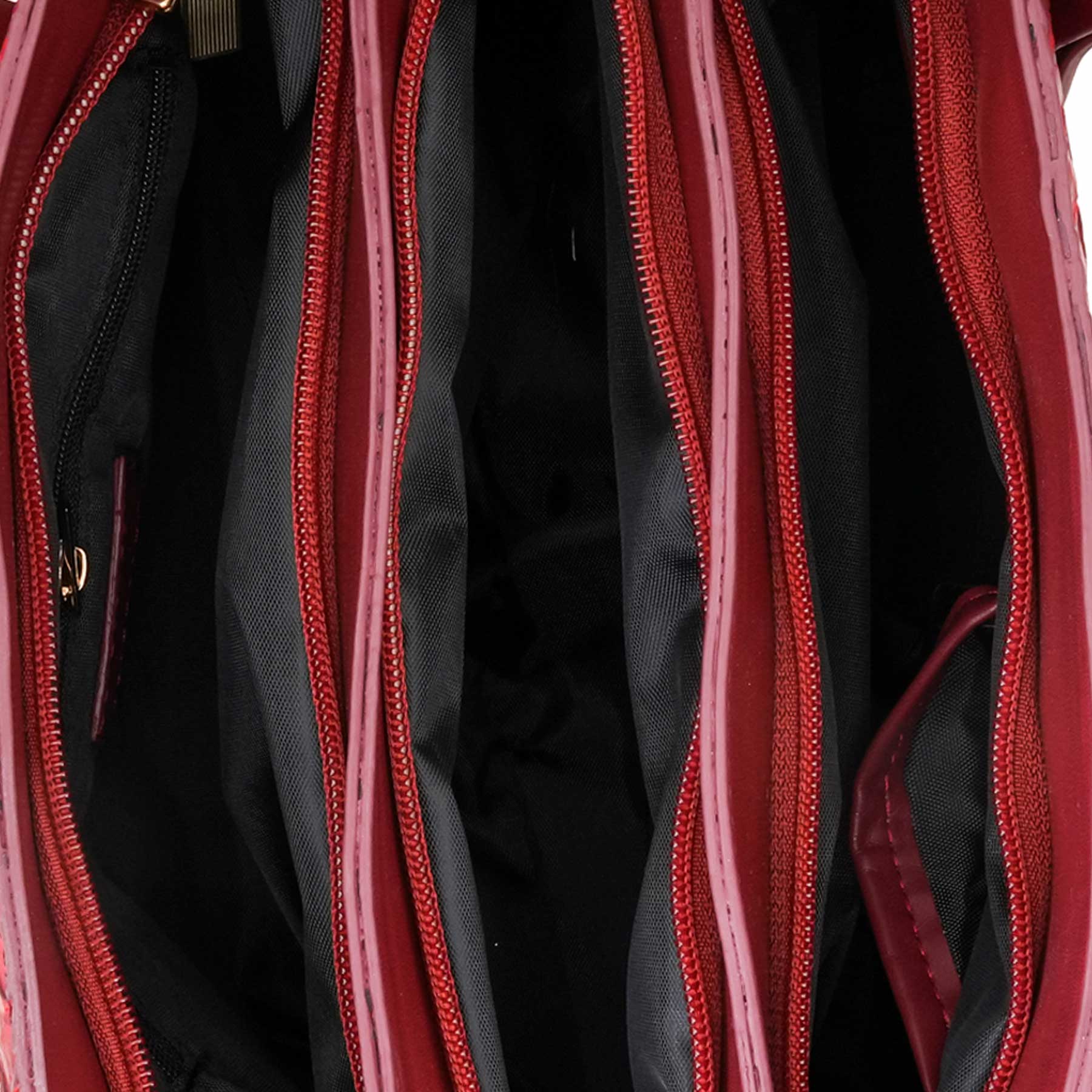 Maroon Formal Hand Bag For Women P55831 - Image 5