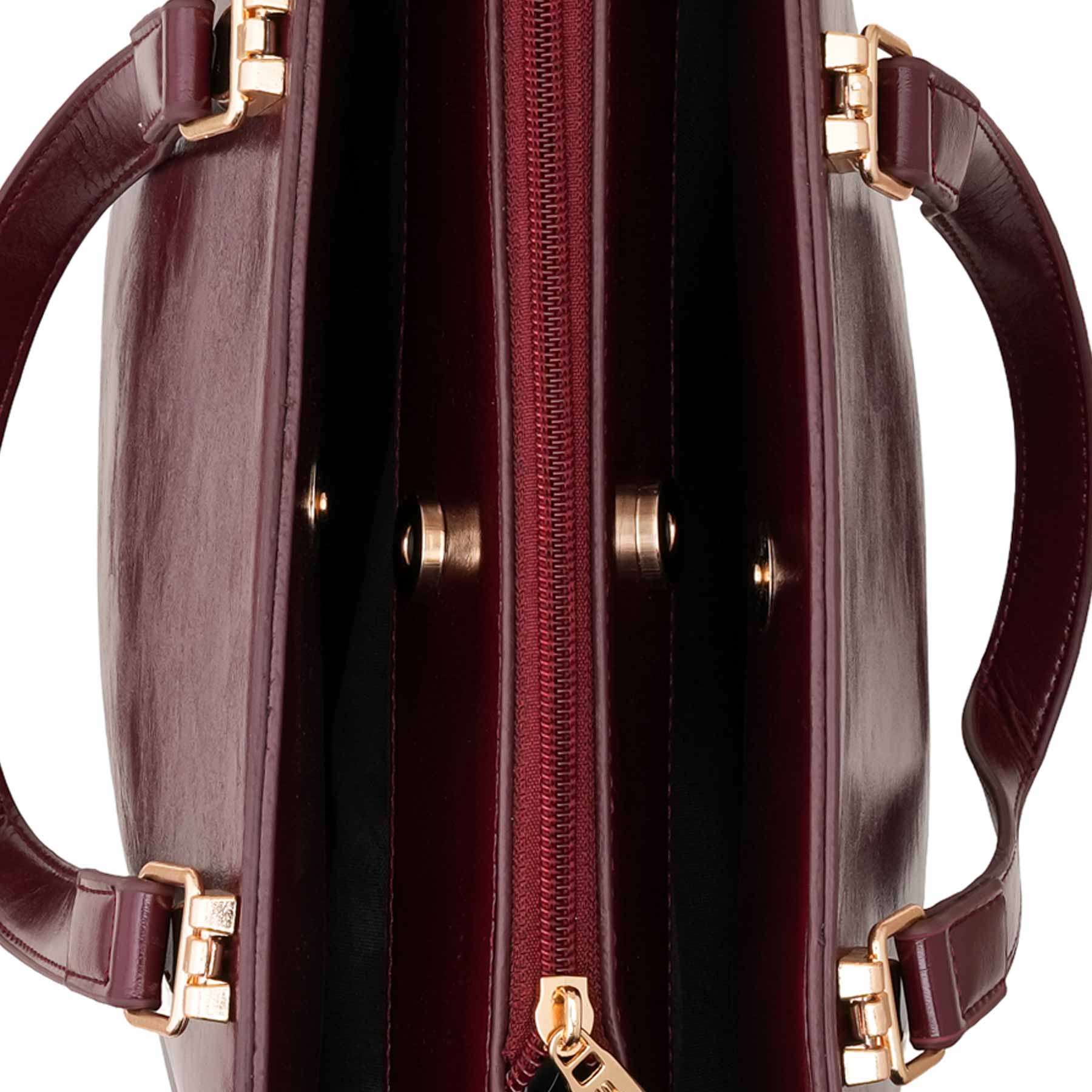 Maroon Formal Hand Bag For Women P55886 - Image 5