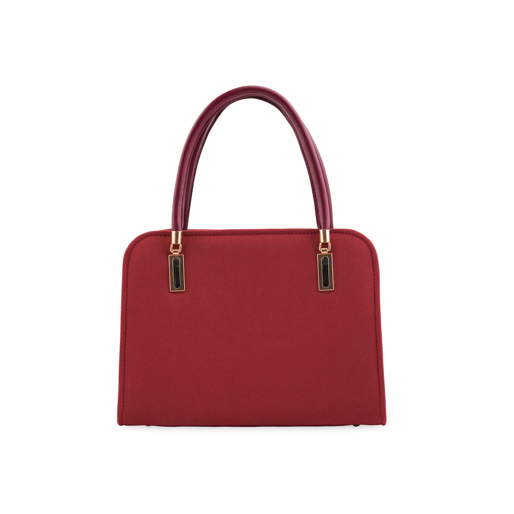 Maroon Formal Hand Bag For Women P56311 - Image 2