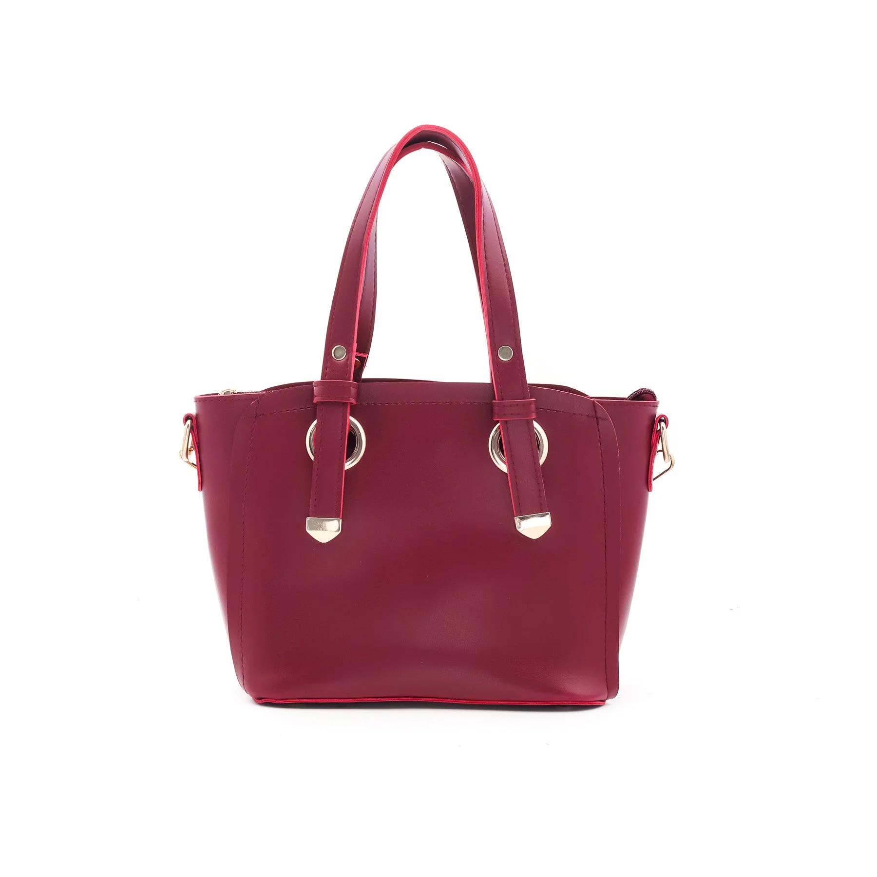 Maroon Formal Hand Bag P55216 - Image 3