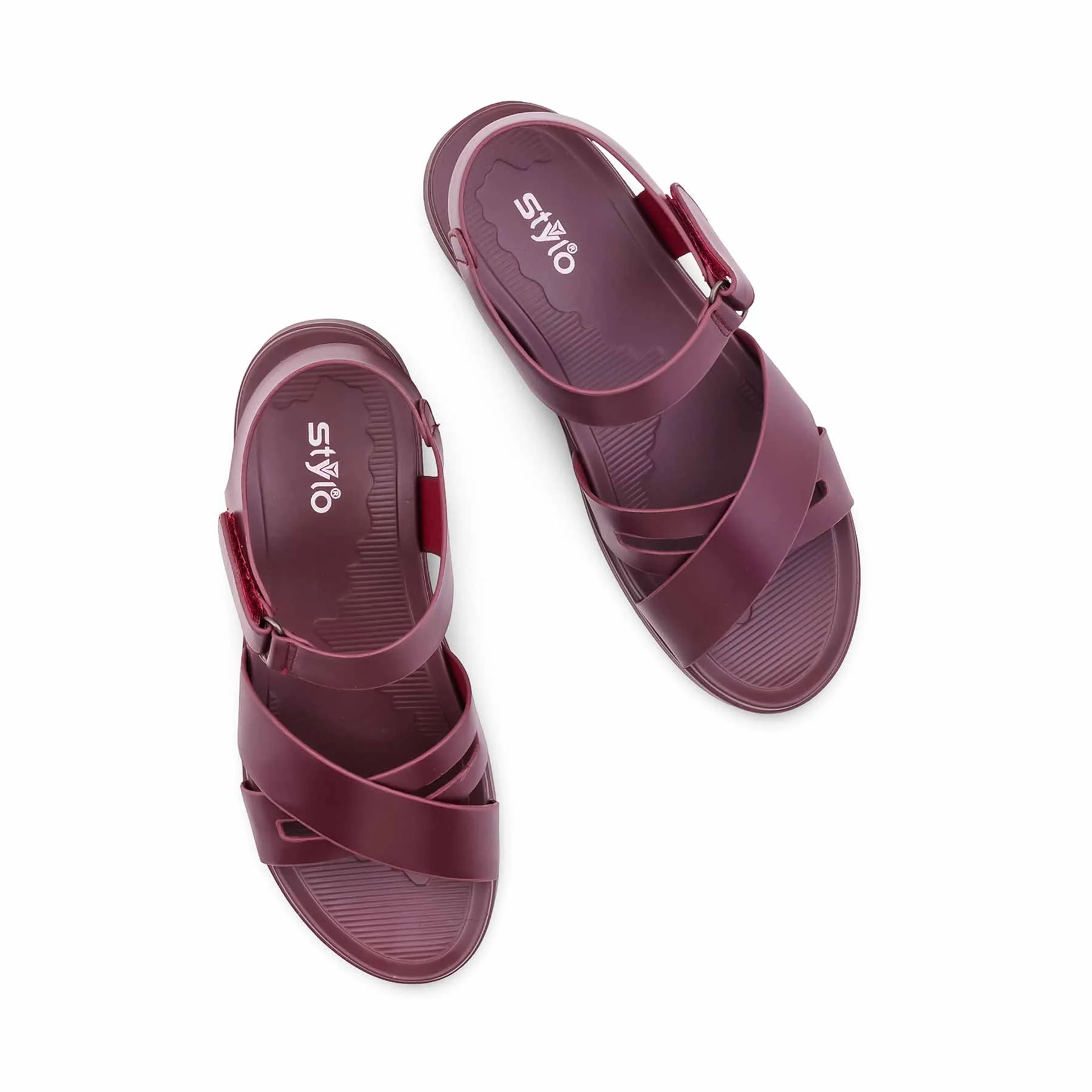 Maroon Formal Sandal For Ladies PU0866 - Image 5