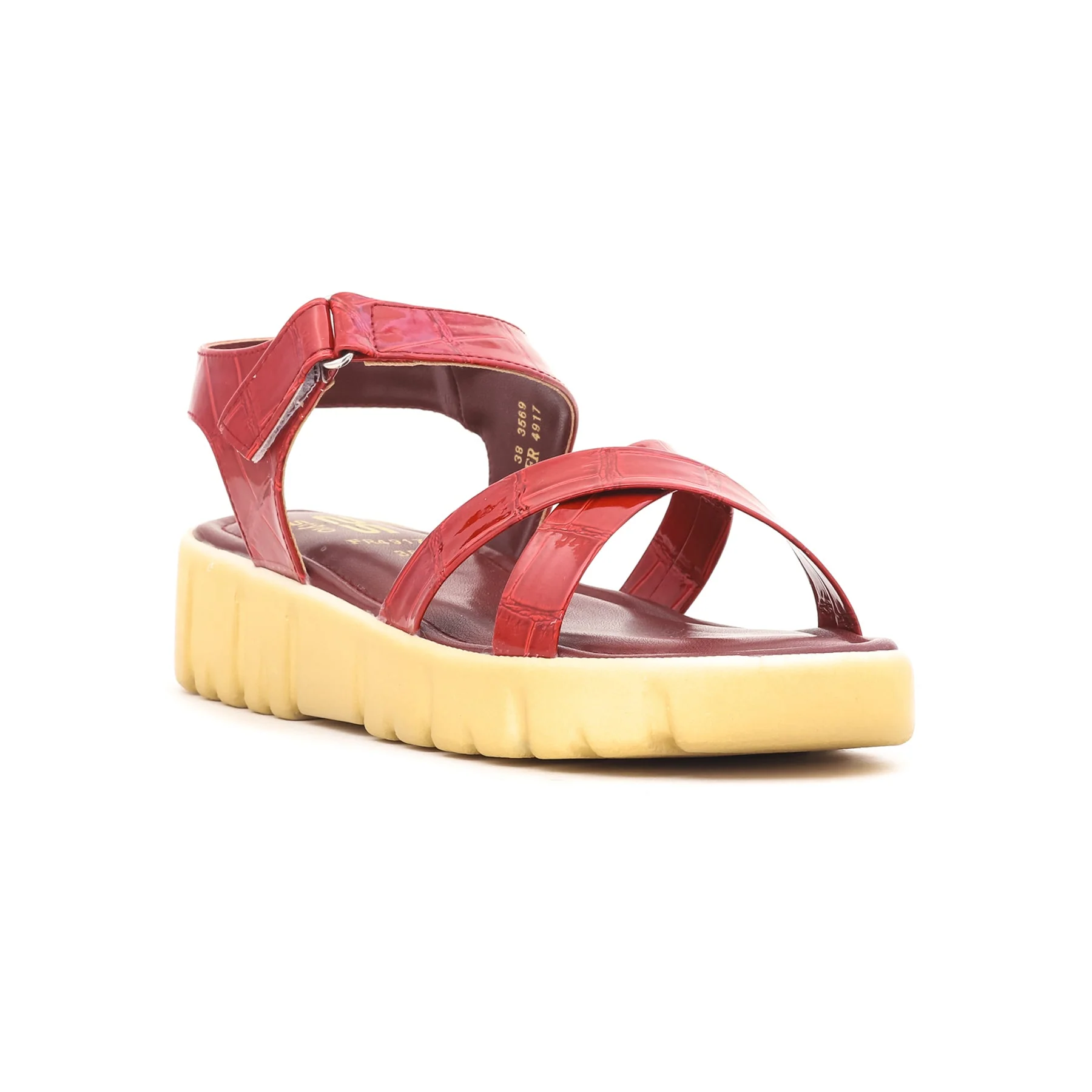 Maroon Formal Sandal FR4917 - Image 2