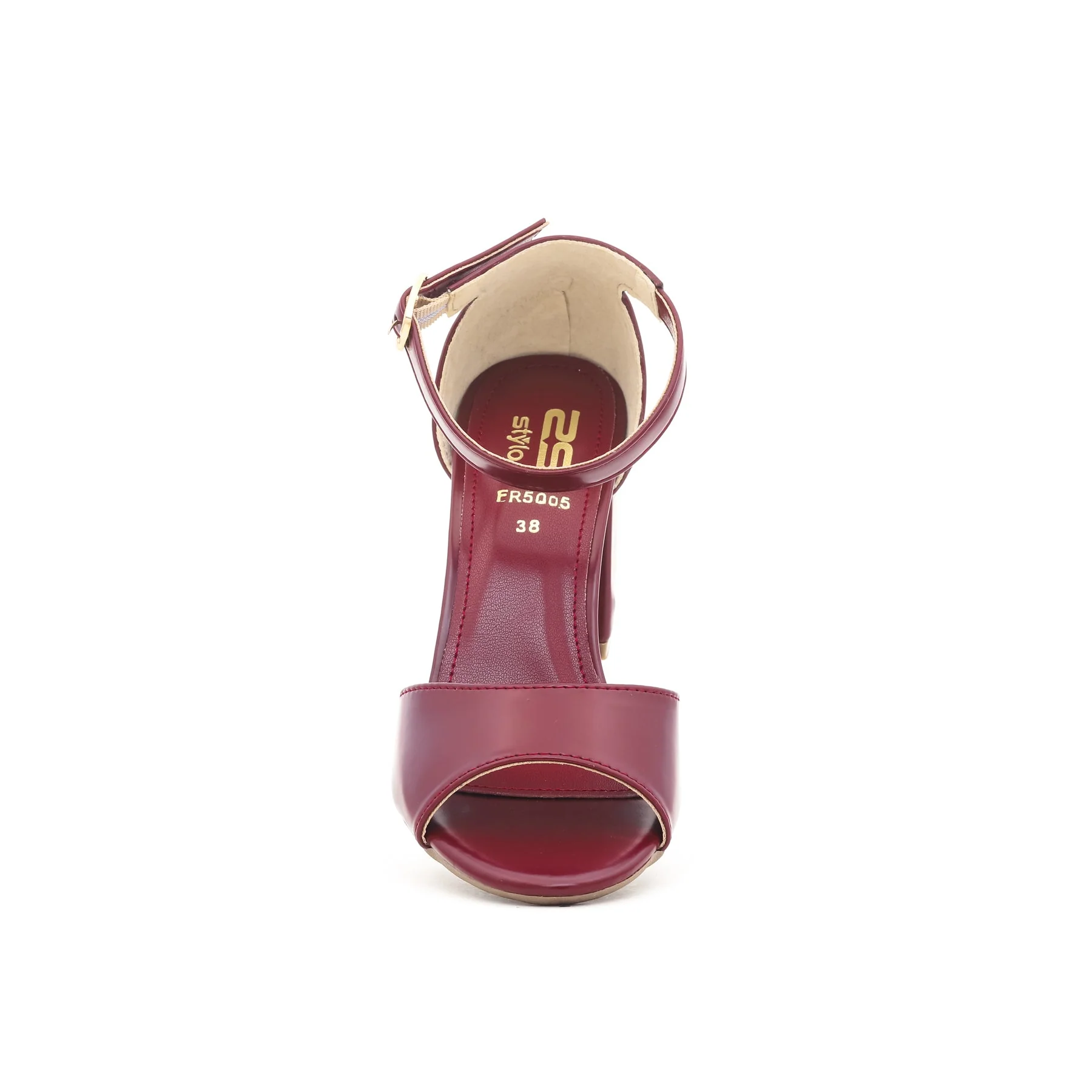 Maroon Formal Sandal FR5005 - Image 3