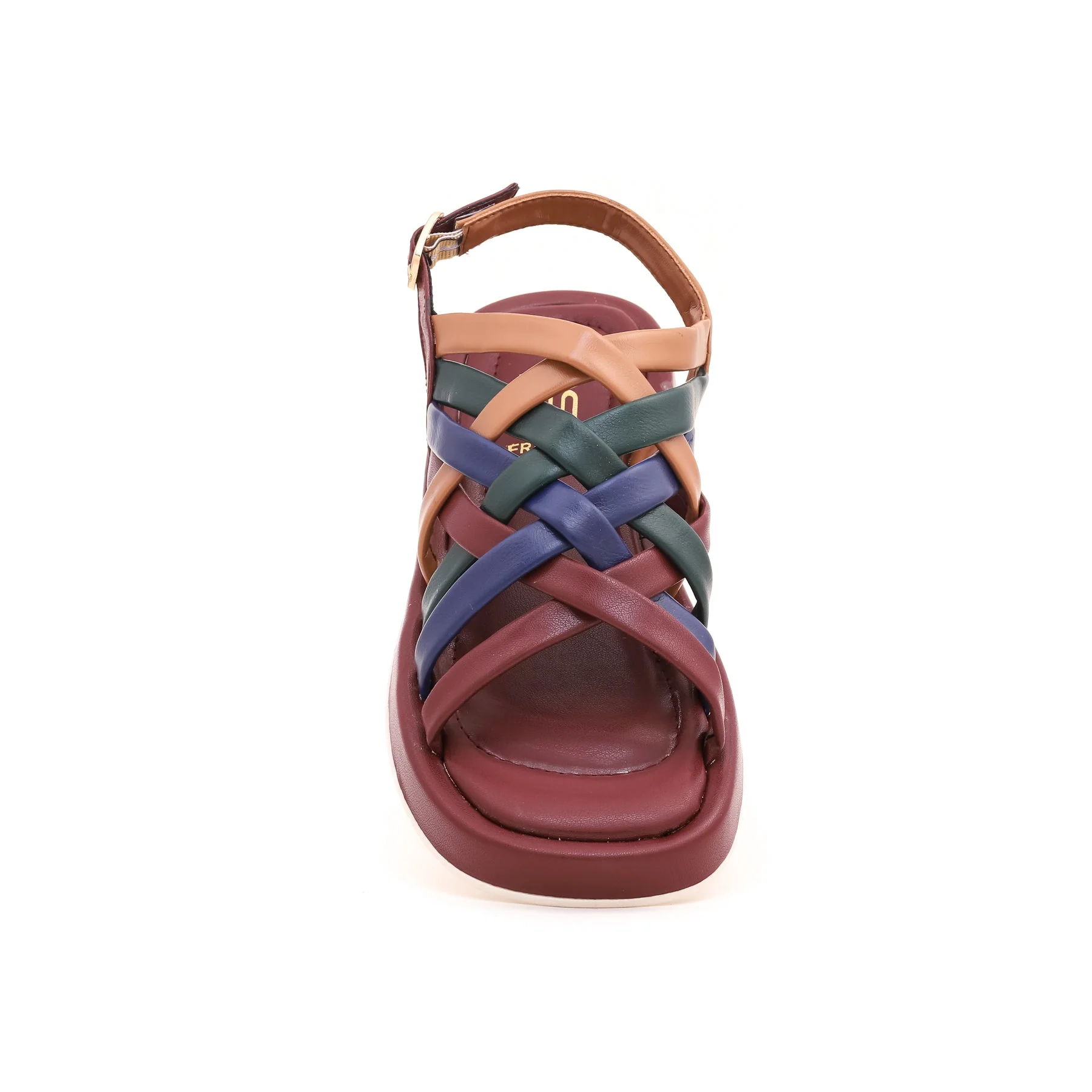 Maroon Formal Sandal FR5143 - Image 3