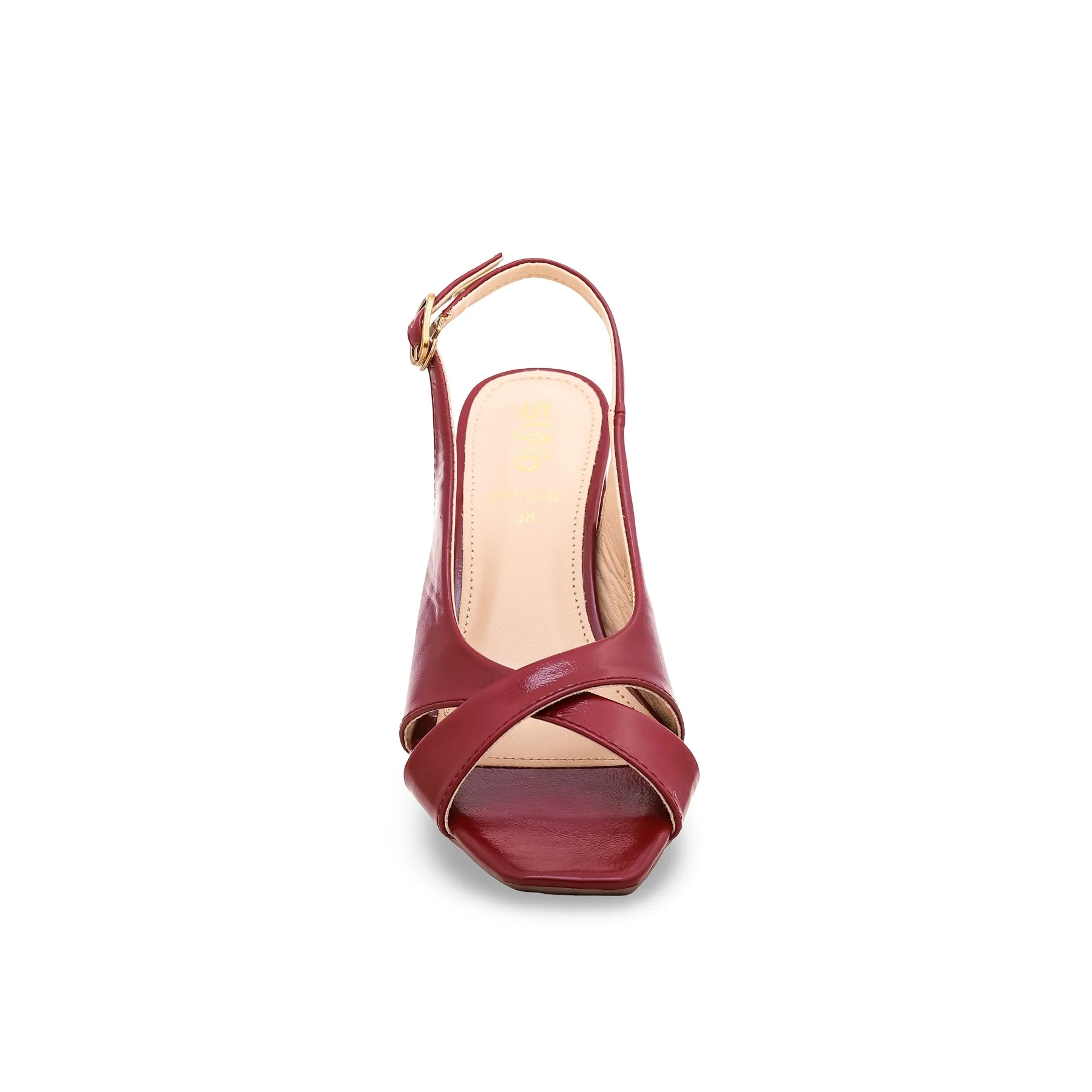 Maroon Formal Sandal FR5340 - Image 3