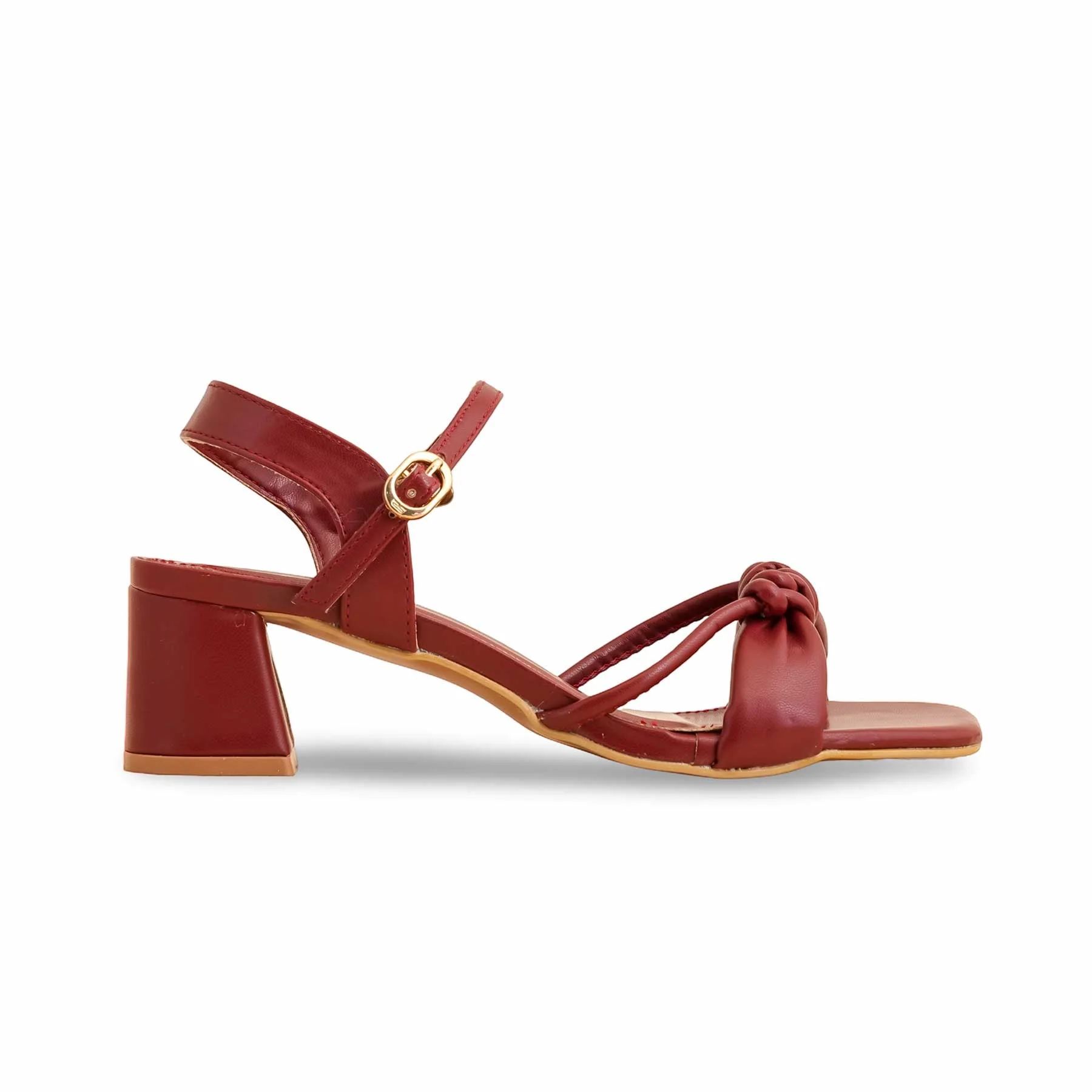 Maroon Formal Sandal FR5396 - Image 2