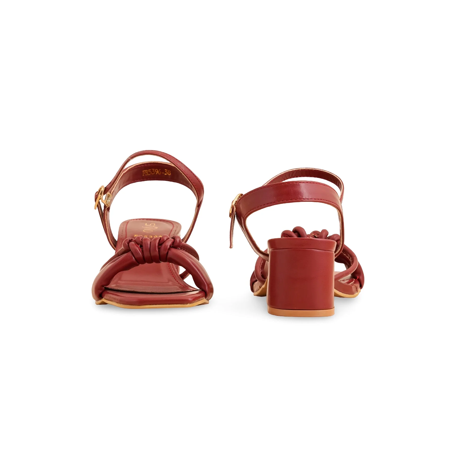 Maroon Formal Sandal FR5396 - Image 4