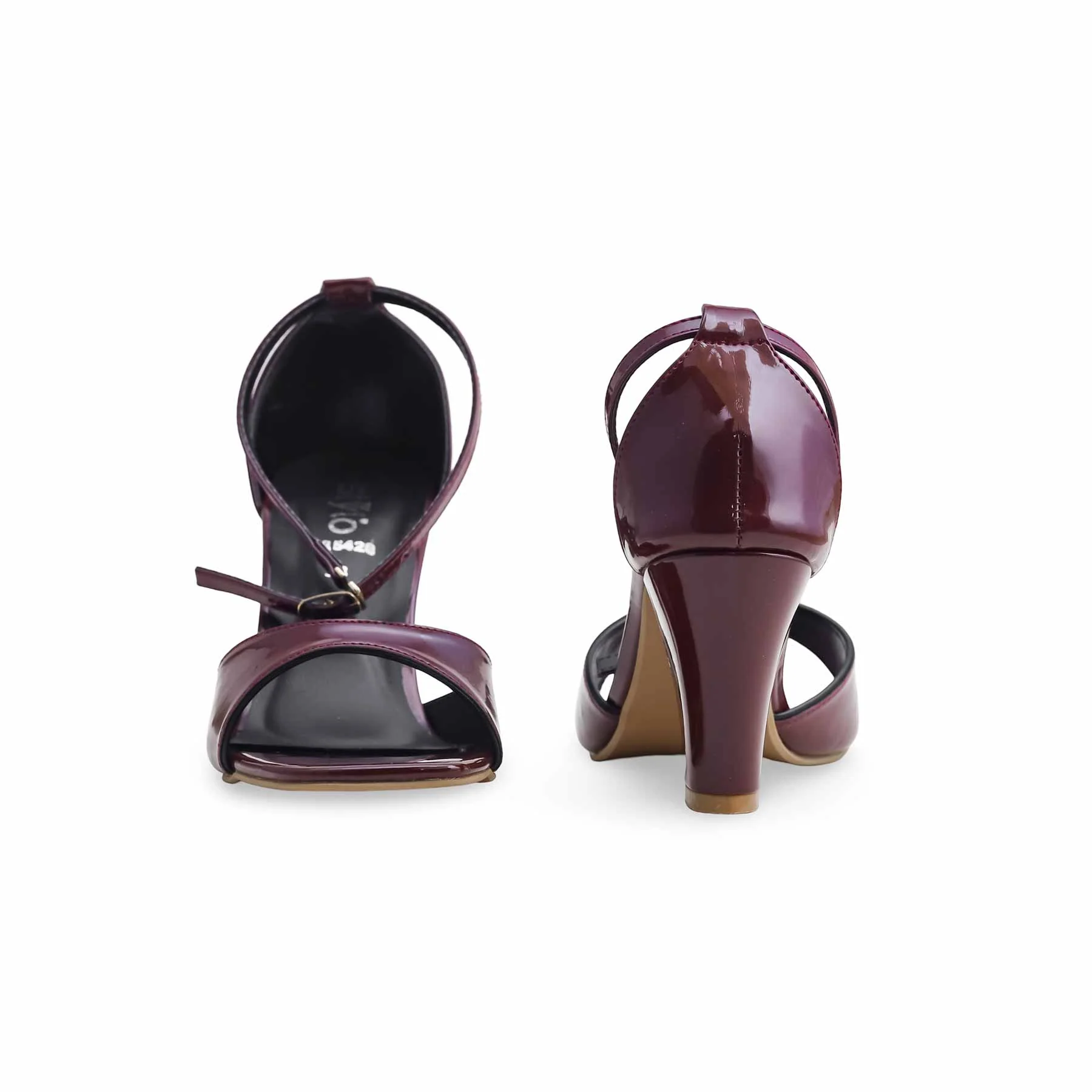 Maroon Formal Sandal FR5428 - Image 4