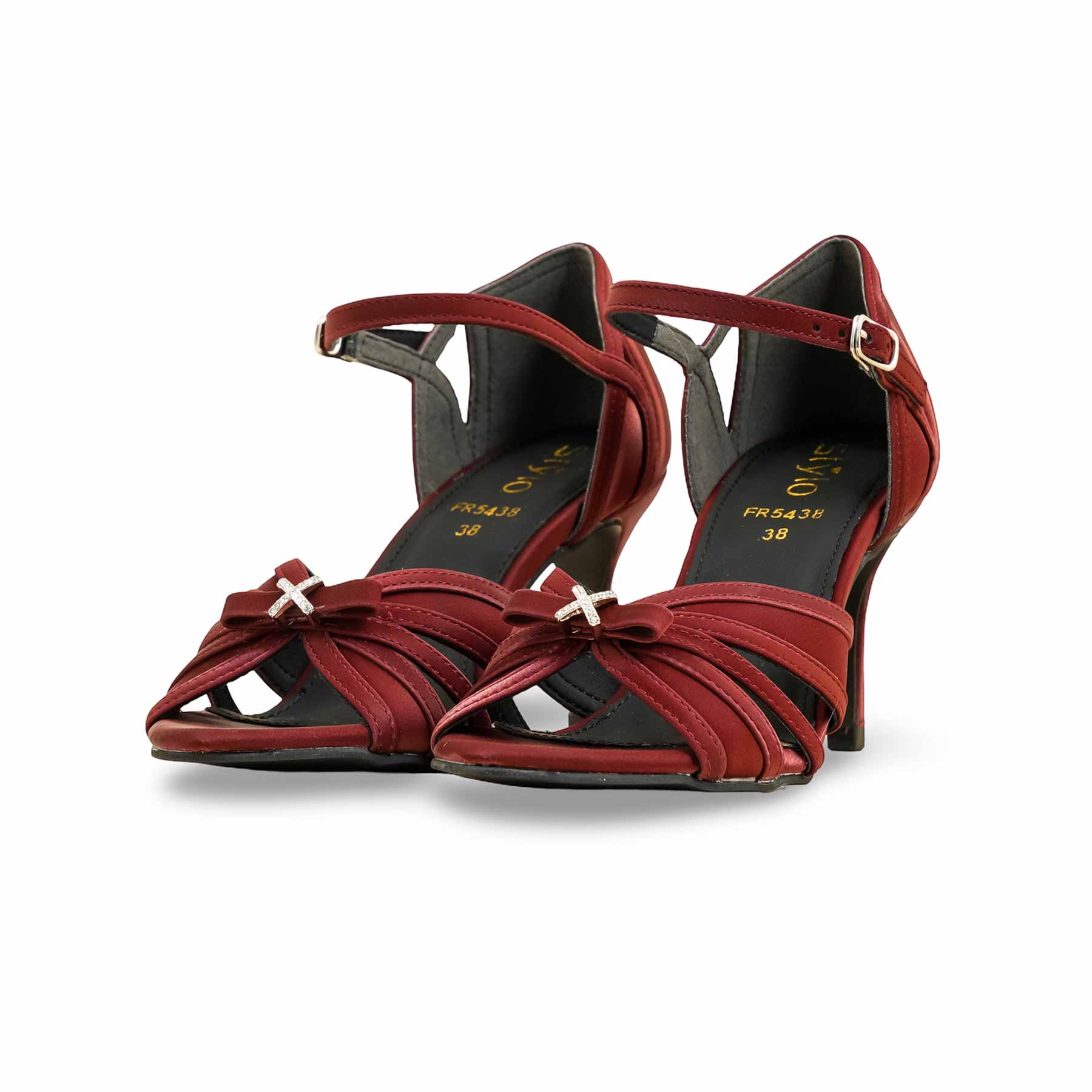 Maroon Formal Sandal FR5438 - Image 3
