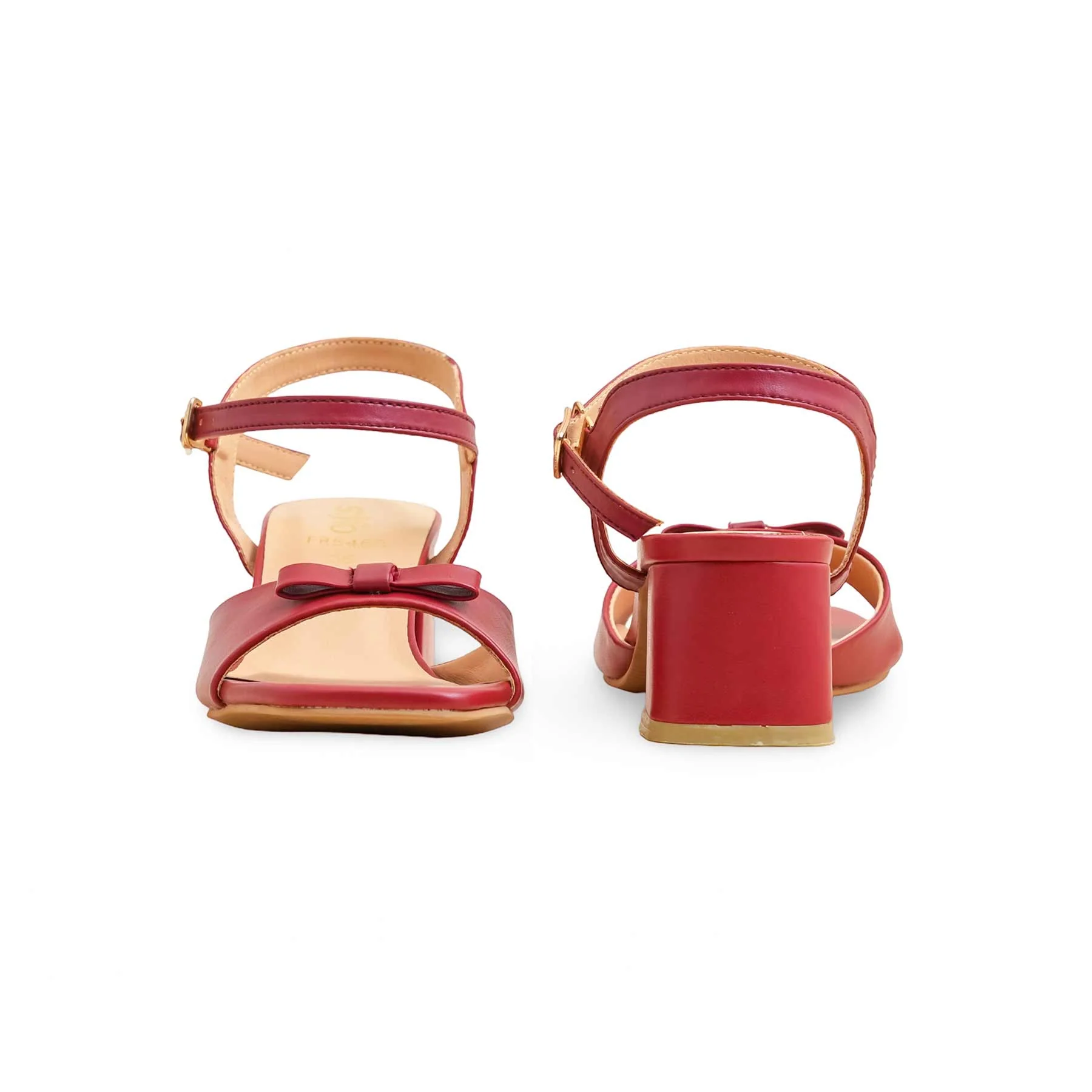 Maroon Formal Sandal FR5468 - Image 4