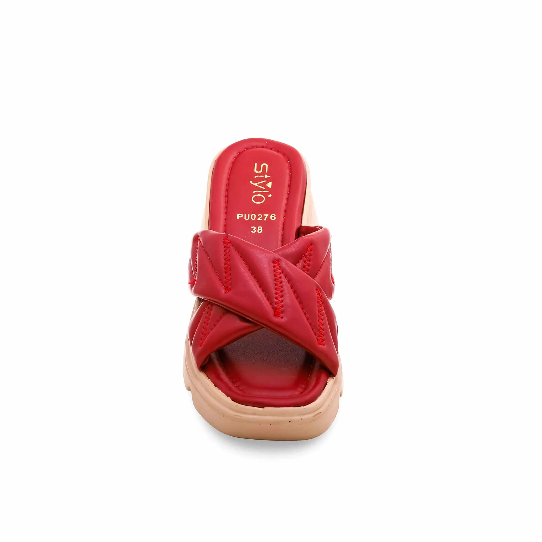 Maroon Formal Sandal PU0276 - Image 3