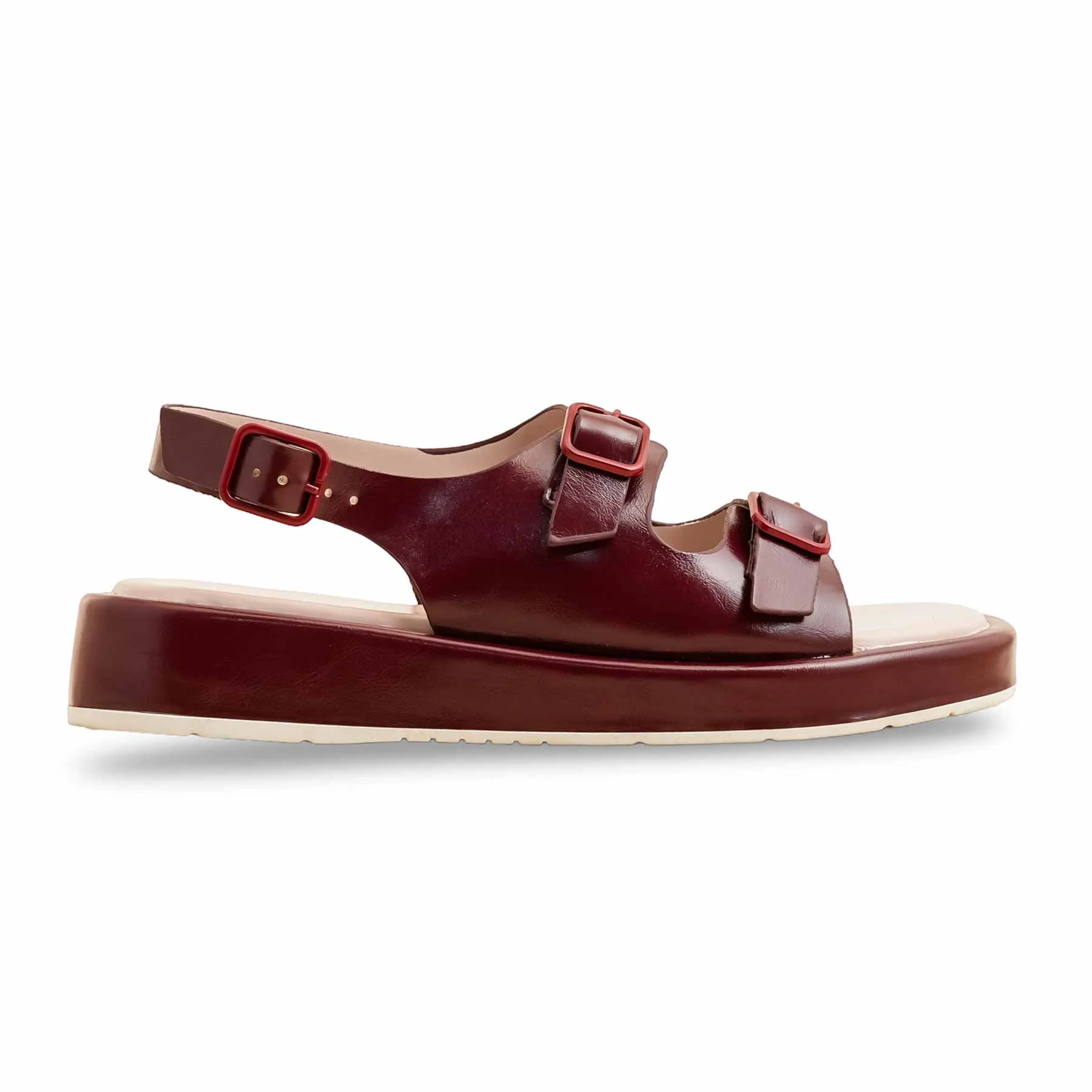 Maroon Formal Sandal PU0572 - Image 2