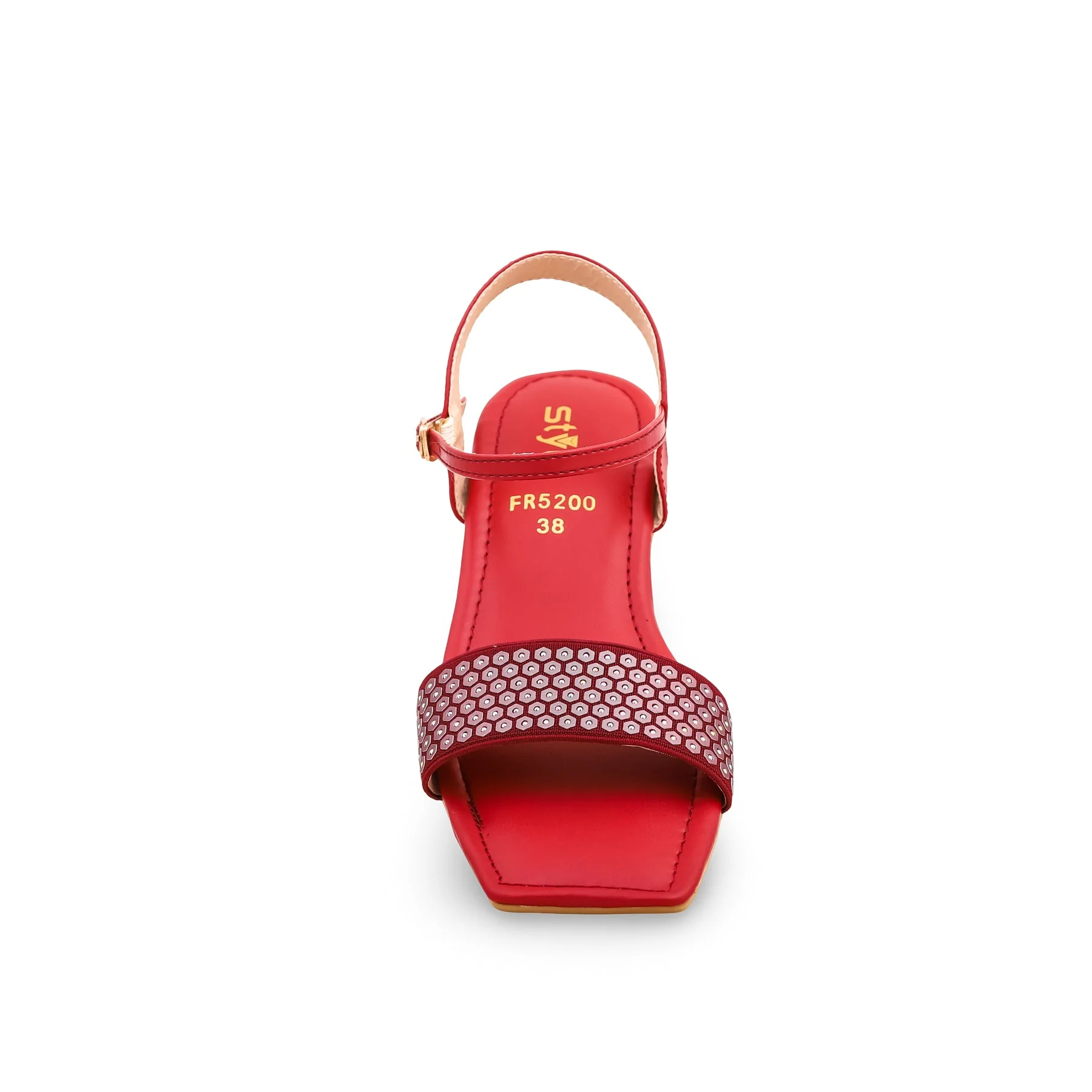 Maroon Formal Sandal FR5200 - Image 3