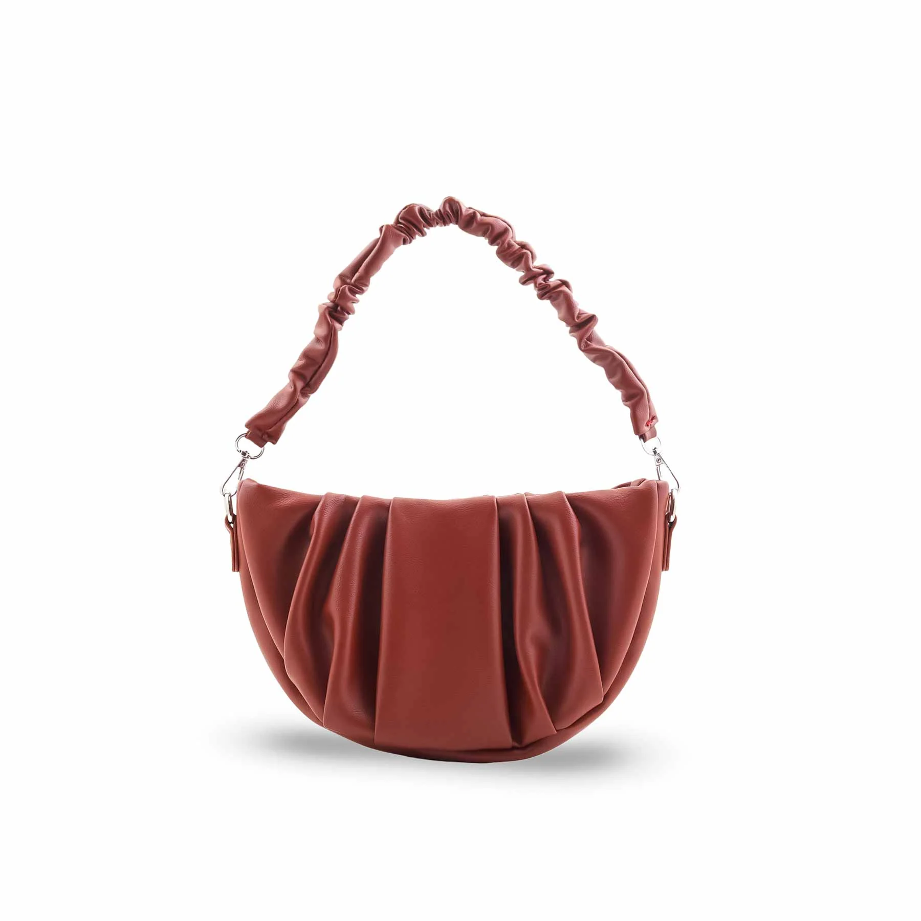 Maroon Formal Shoulder Bag For Ladies P36481 - Image 4