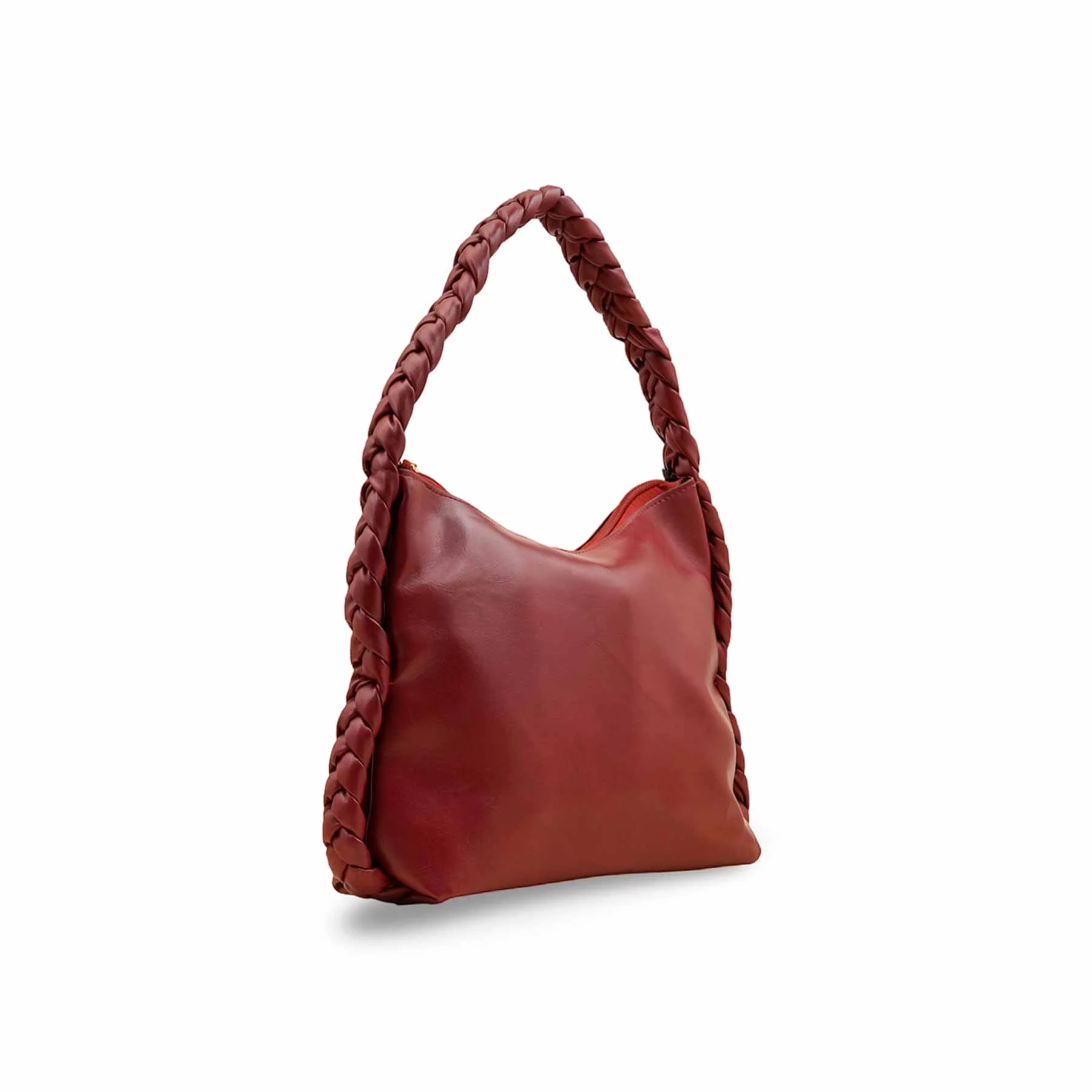 Maroon Formal Shoulder Bag For Ladies P55823 - Image 3