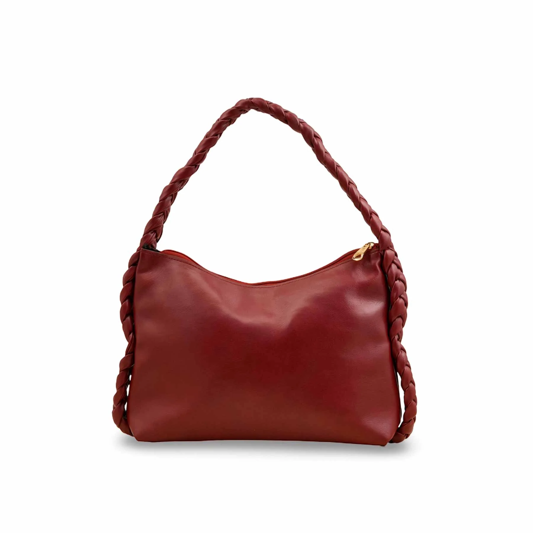 Maroon Formal Shoulder Bag For Ladies P55823 - Image 4