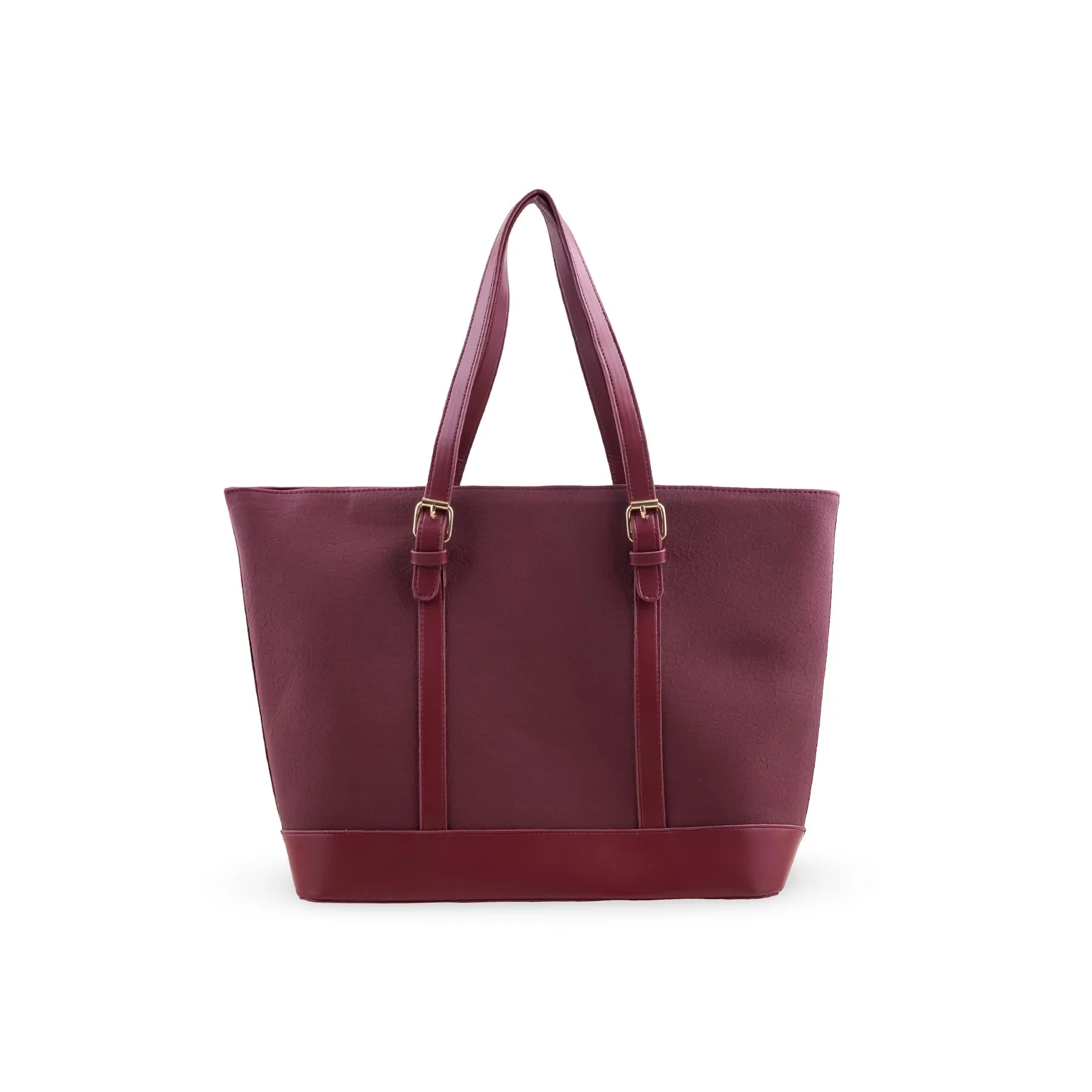 Maroon Formal Shoulder Bag For Ladies P55842 - Image 2