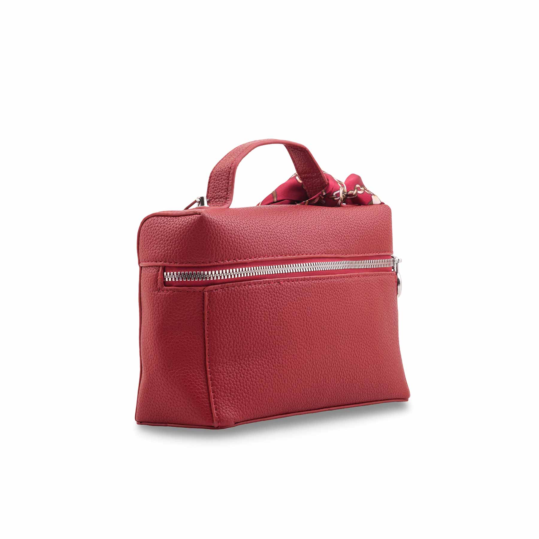 Maroon Formal Shoulder Bag For Women P36483 - Image 3