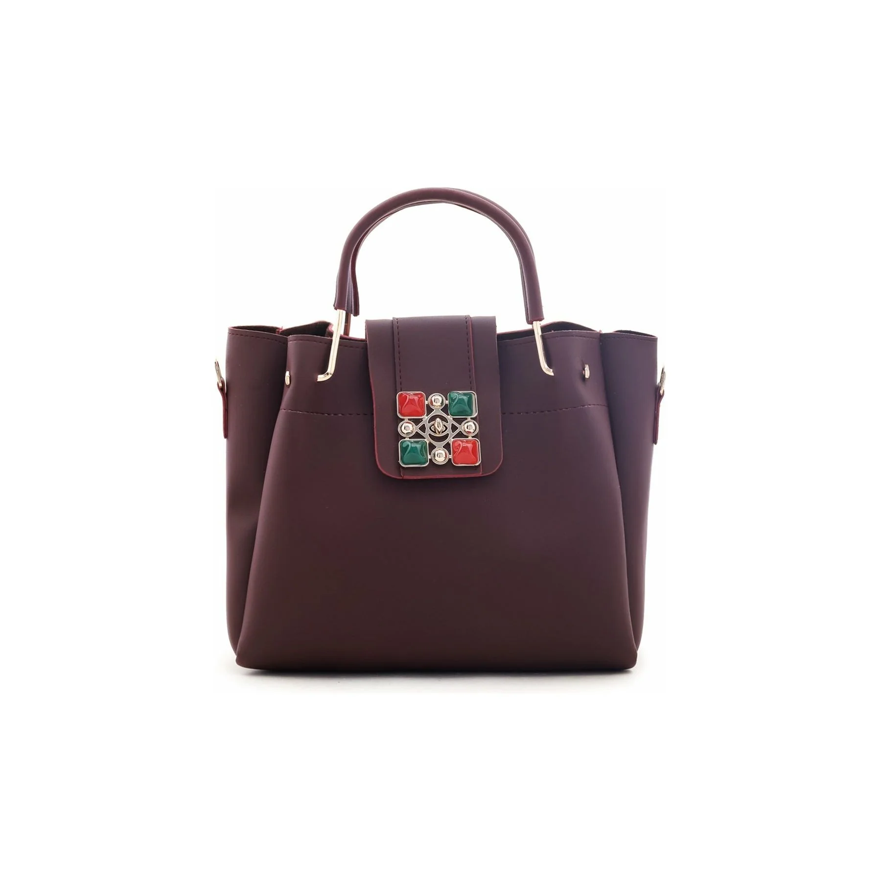 Maroon Formal Shoulder Bag P54280 - Image 2
