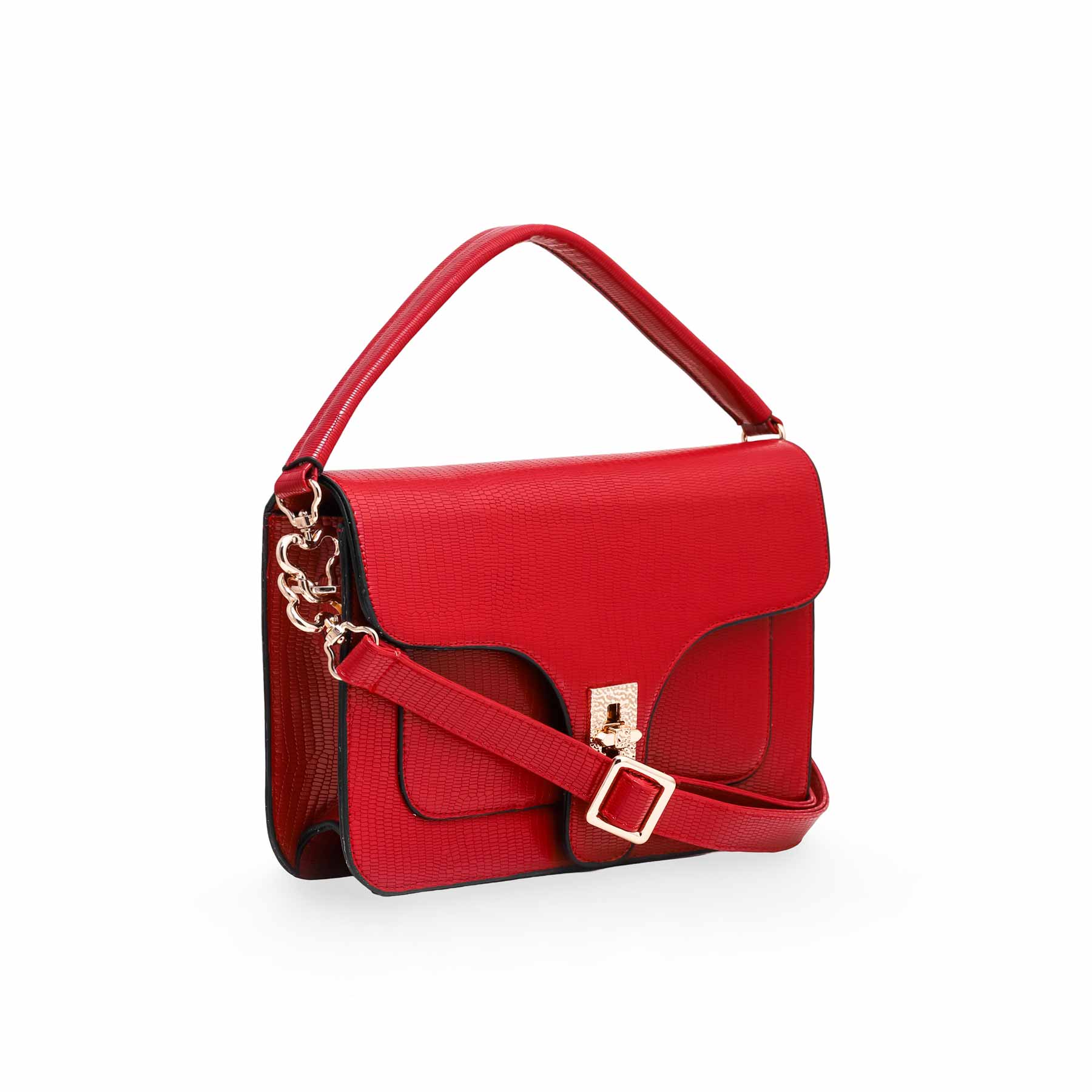 Maroon Formal Shoulder Bag P55560 - Image 2