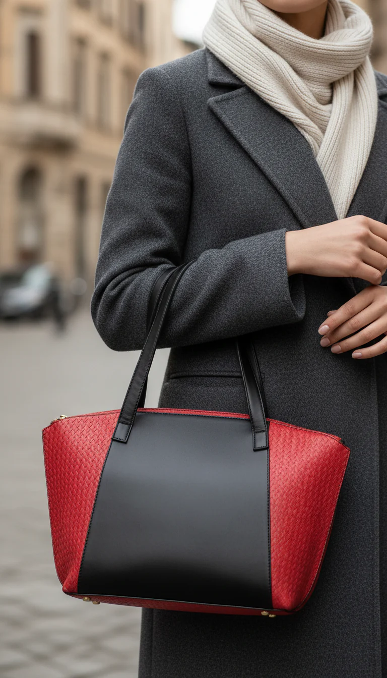Maroon Formal Shoulder Bag P55777