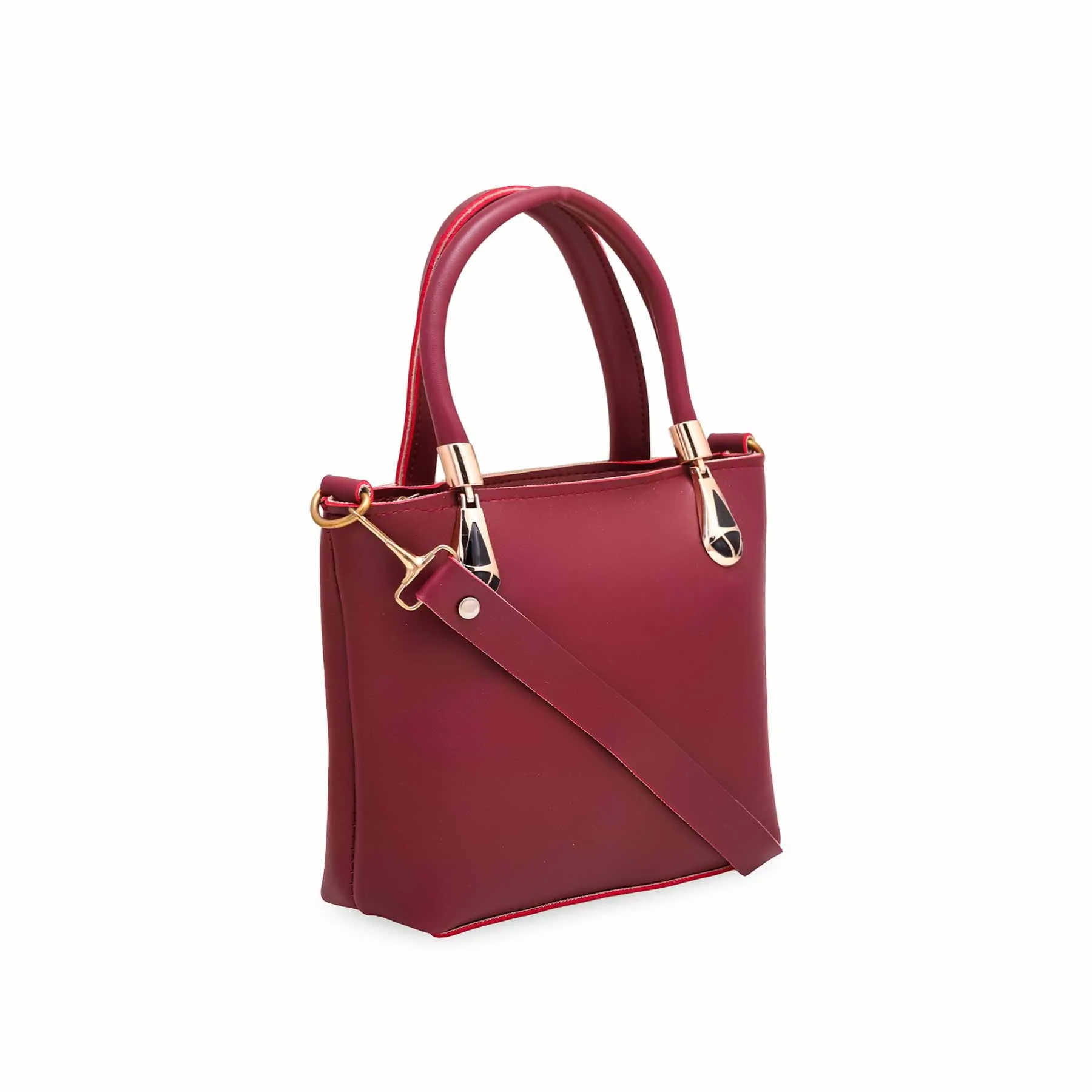 Maroon Formal Shoulder Bag P56035 - Image 2
