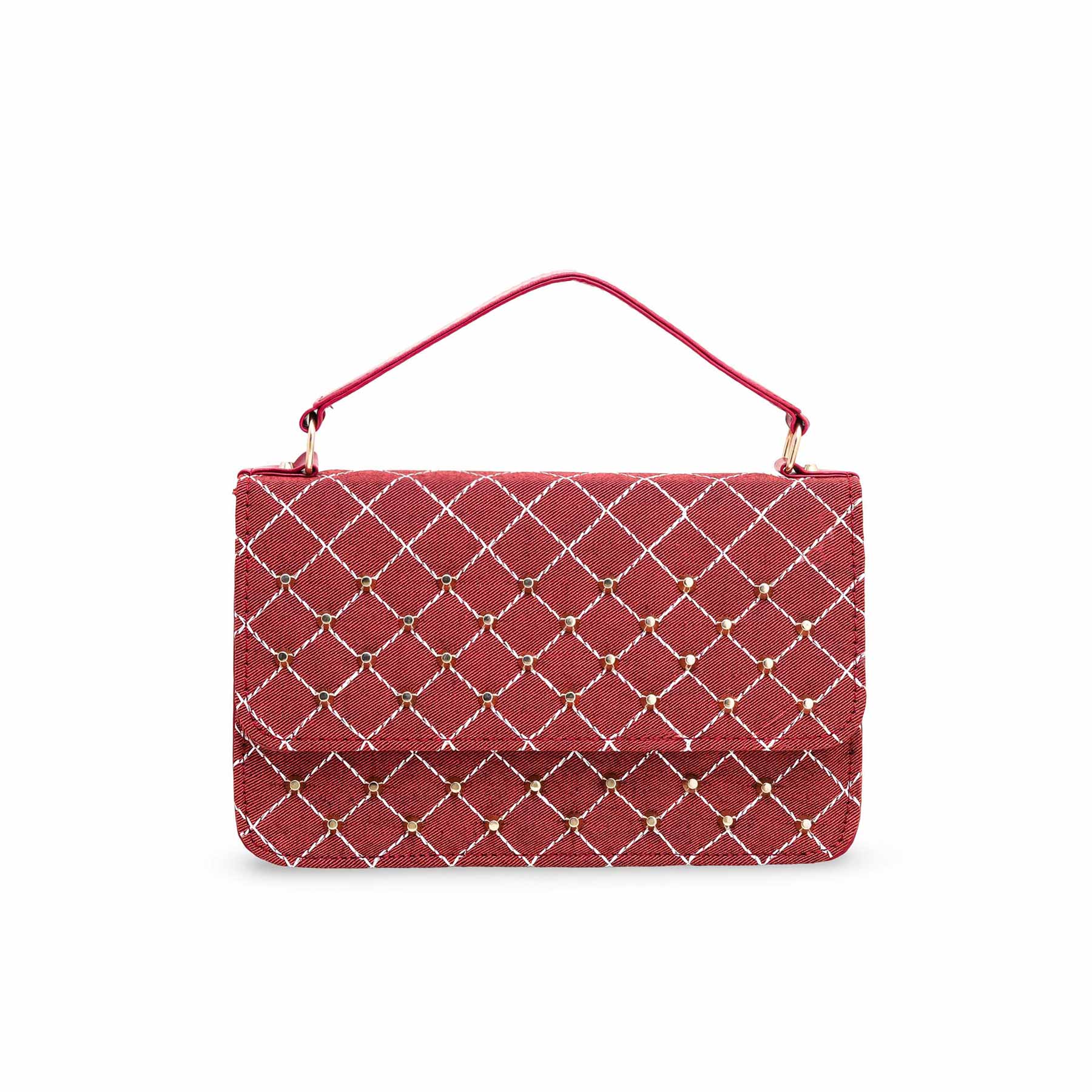 Maroon Formal Shoulder Bag P56092