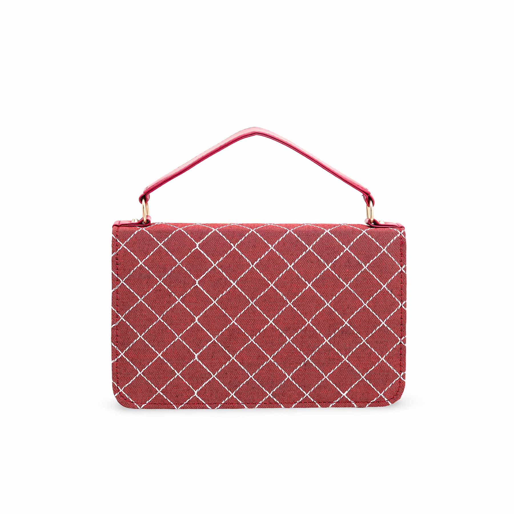 Maroon Formal Shoulder Bag P56092 - Image 3
