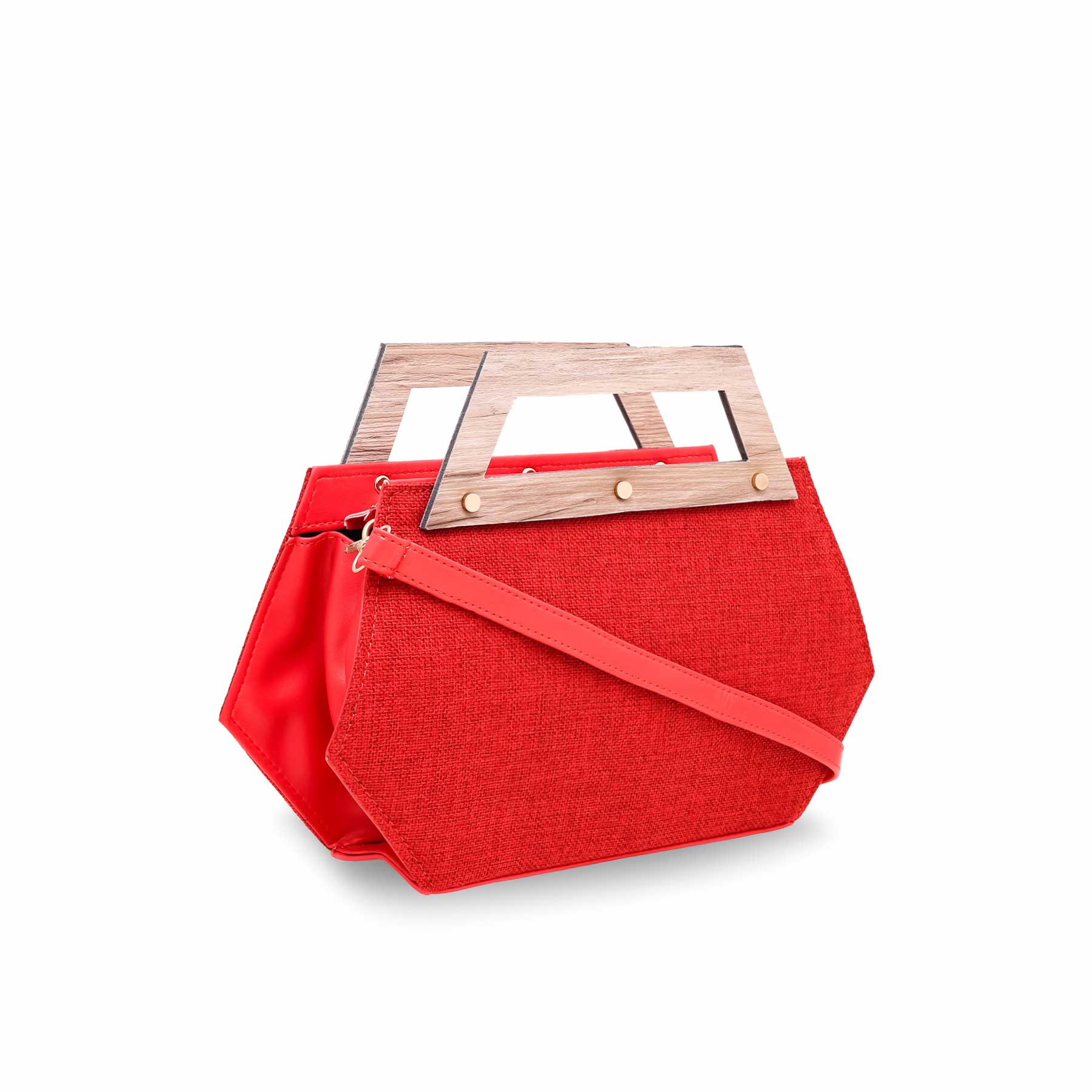 Maroon Formal Shoulder Bag P56094 - Image 2