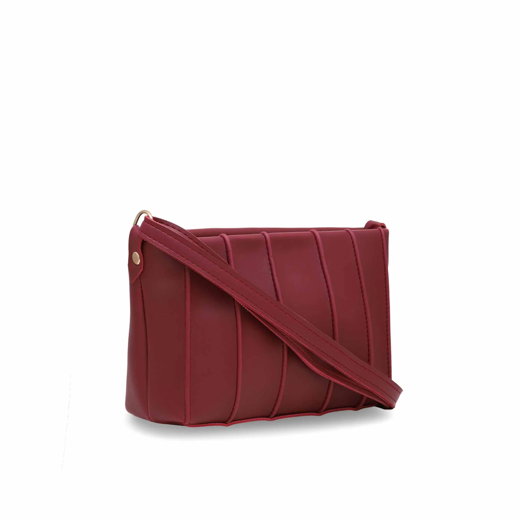 Maroon Formal Shoulder Bag P56096 - Image 2