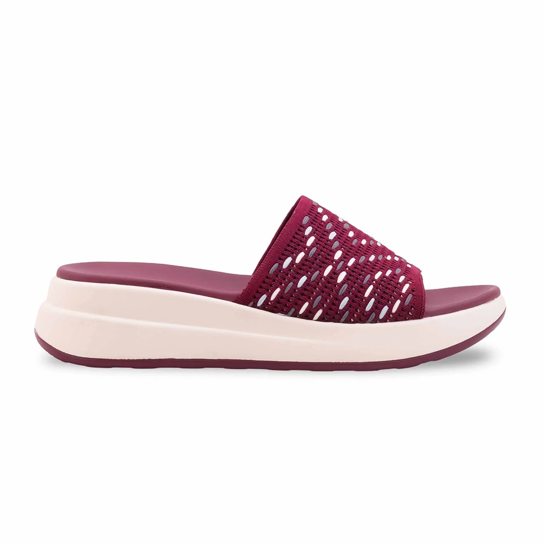 Maroon Formal Slipper For Ladies PU0795 - Image 2