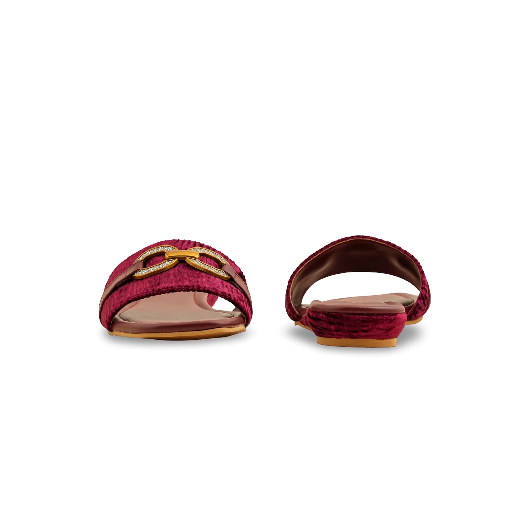 Maroon Formal Slipper FR8384 - Image 4