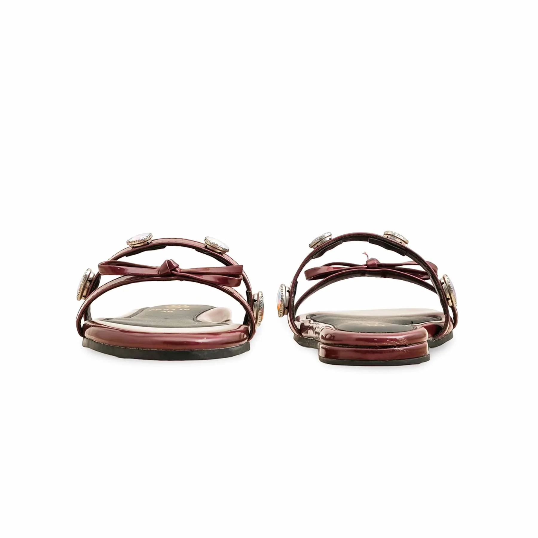 Maroon Formal Slipper FR8416 - Image 4