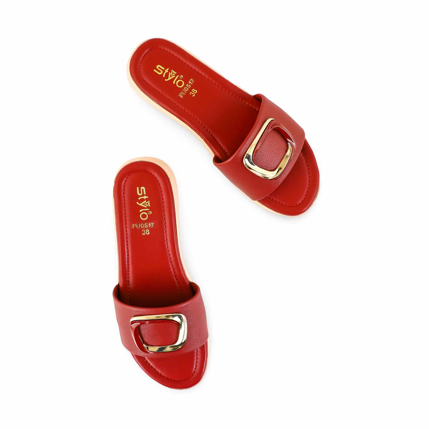 Maroon Formal Slipper PU0517 - Image 5