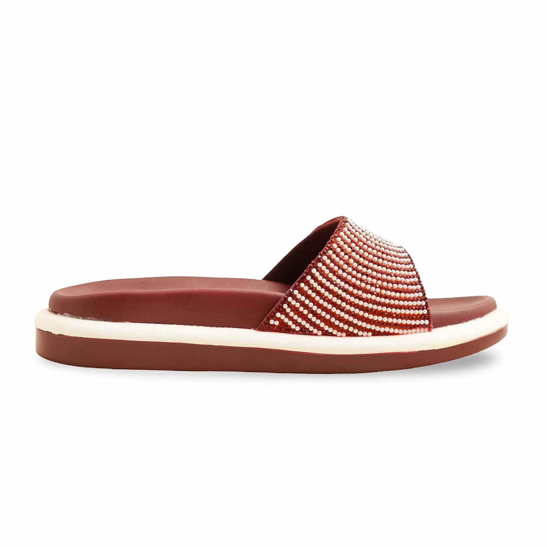 Maroon Formal Slipper PU0532 - Image 2