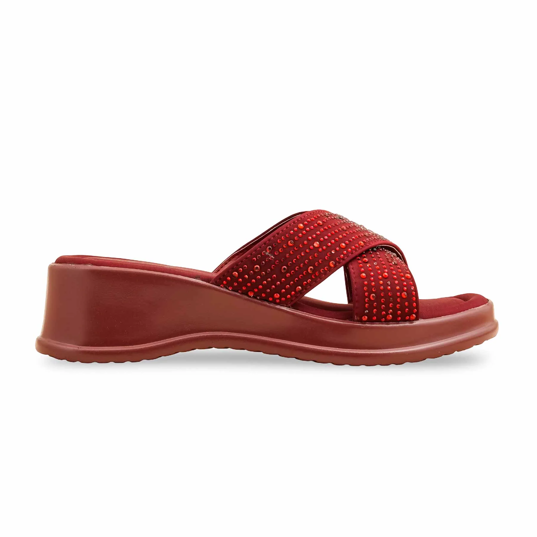 Maroon Formal Slipper PU0544 - Image 2