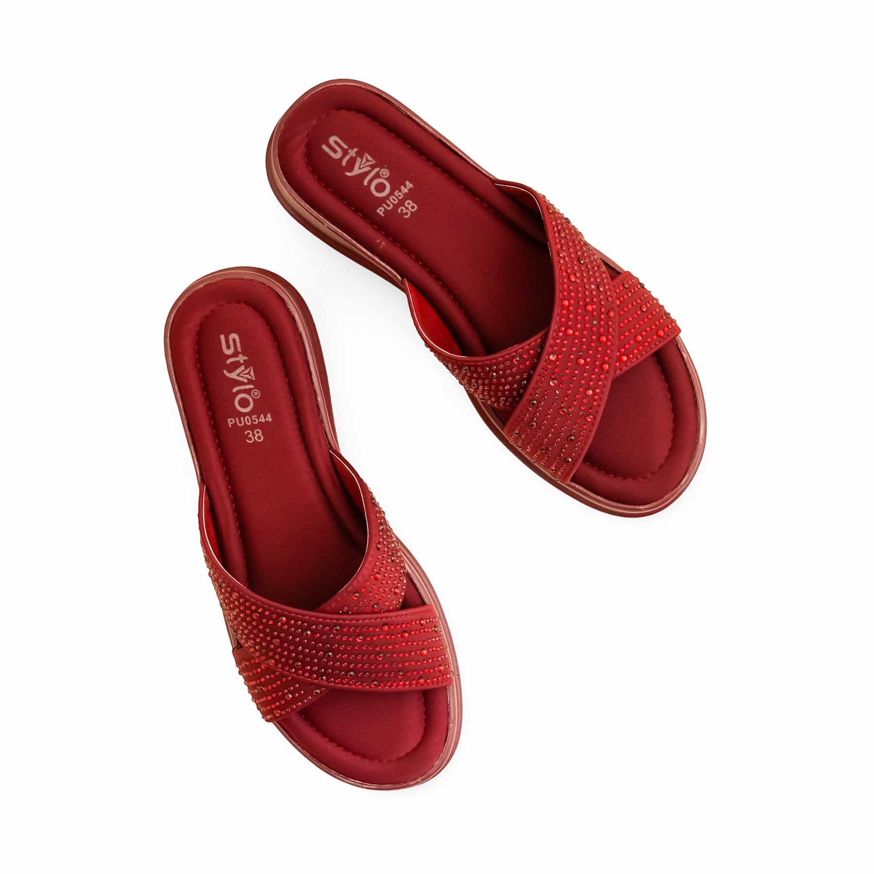 Maroon Formal Slipper PU0544 - Image 5