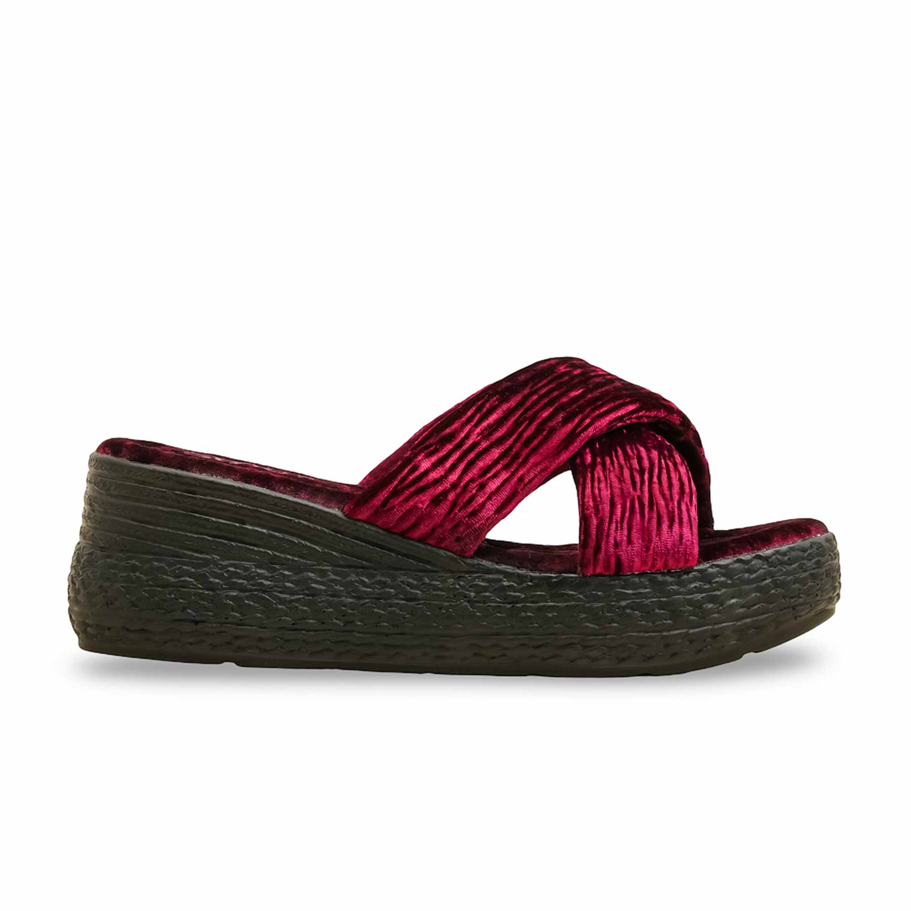 Maroon Formal Slipper PU0610 - Image 2