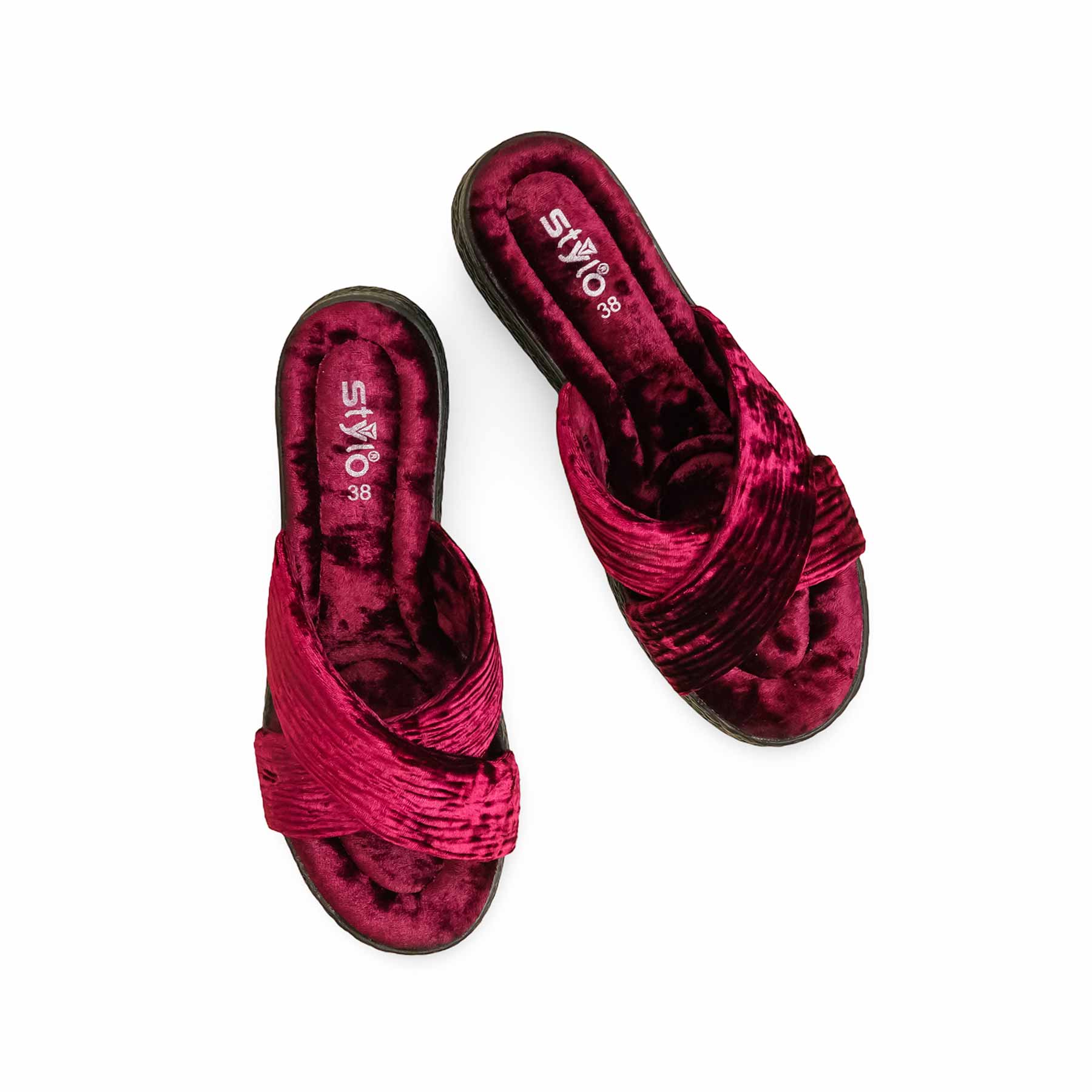 Maroon Formal Slipper PU0610 - Image 5