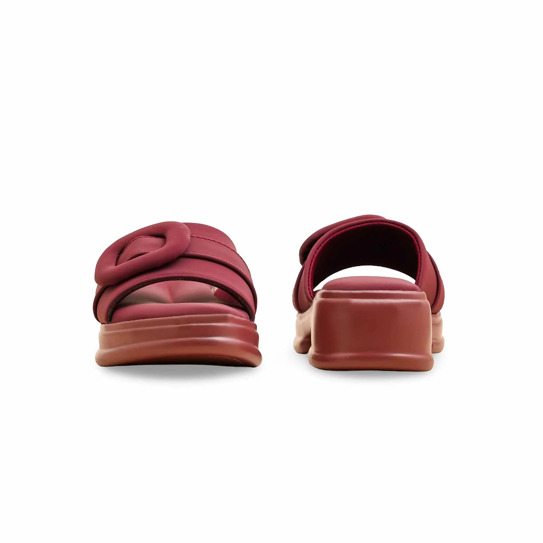 Maroon Formal Slipper PU0617 - Image 4