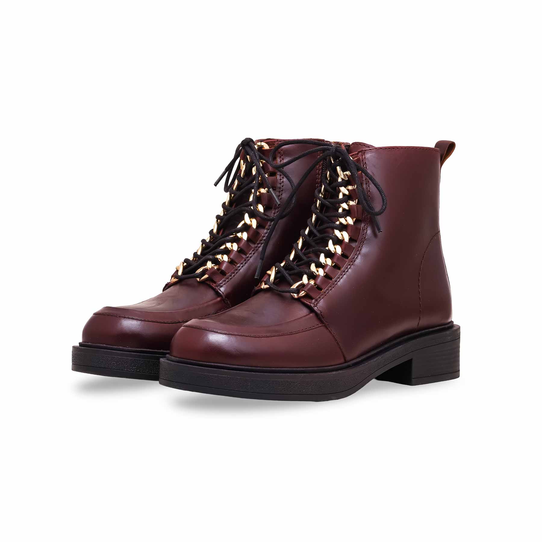 Maroon Long Shoes WN9019 - Image 3