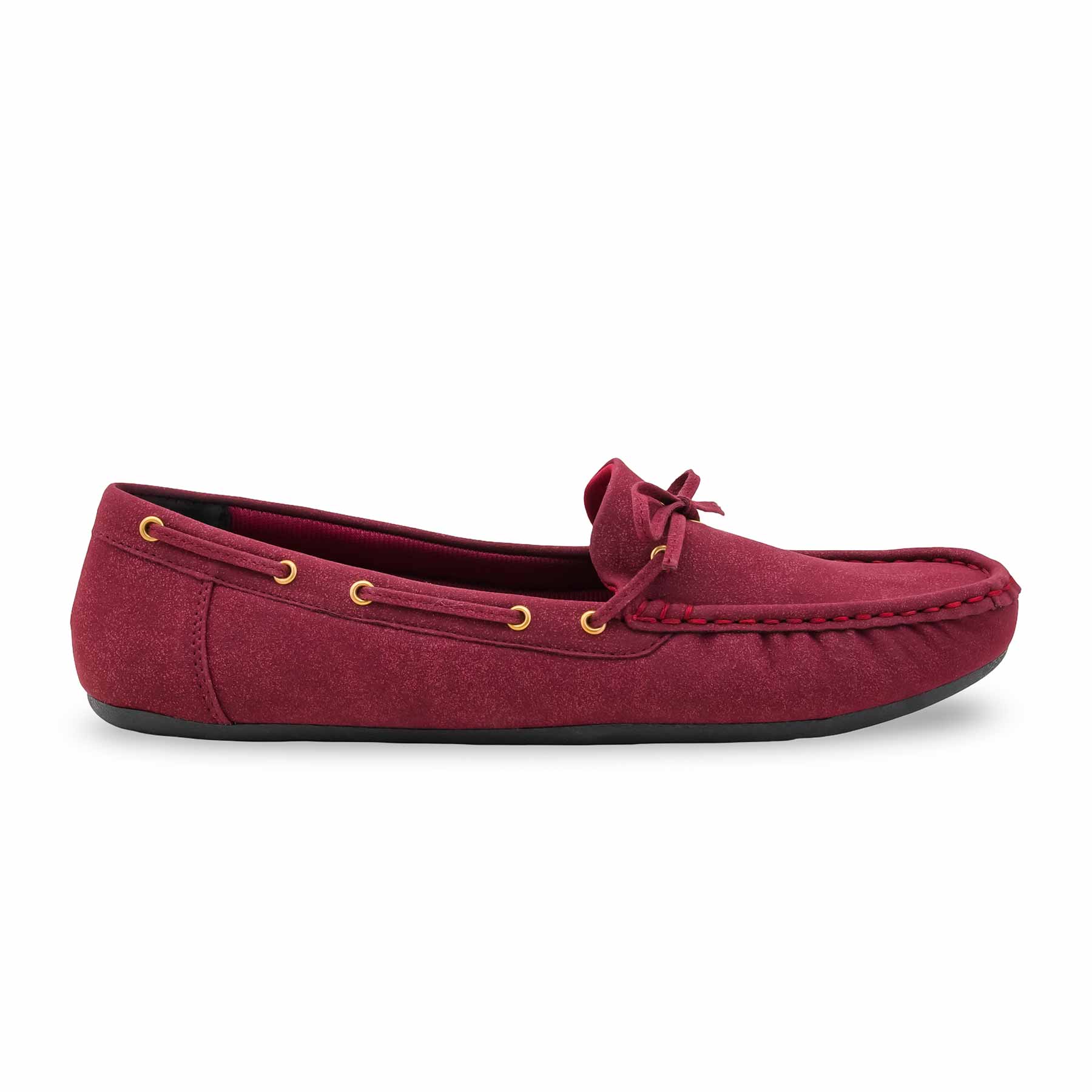 Maroon Moccasin For Ladies LWN429 - Image 3