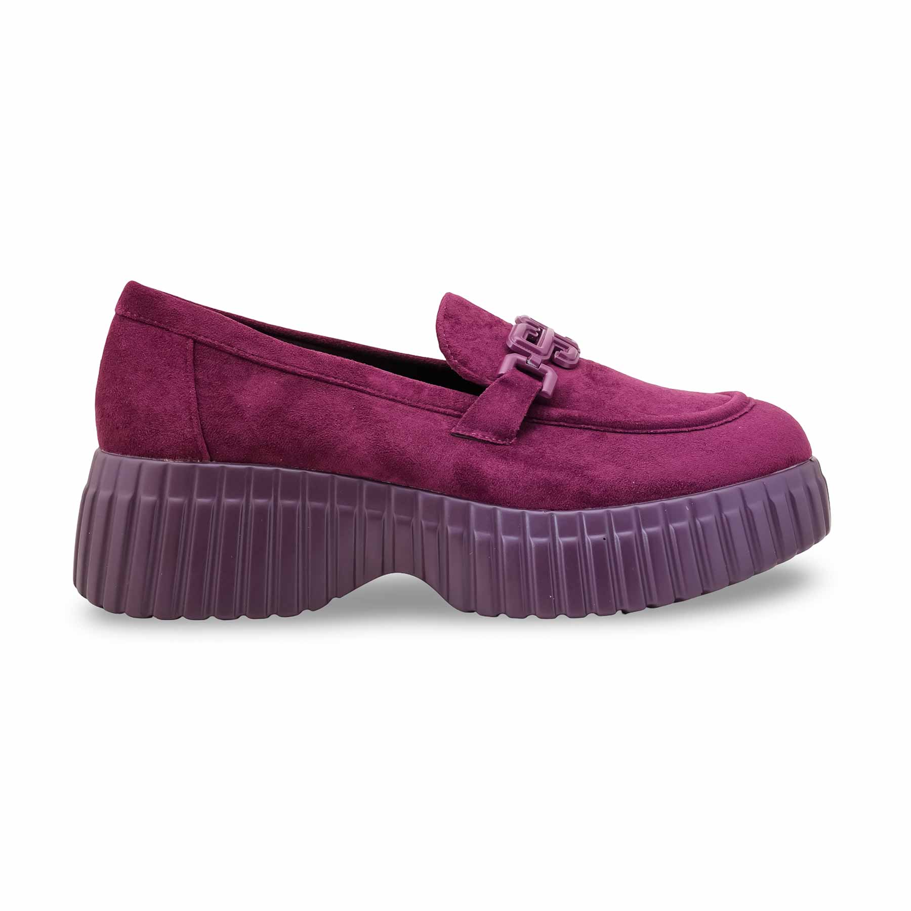 Maroon Moccasin For Women WN4526 - Image 2