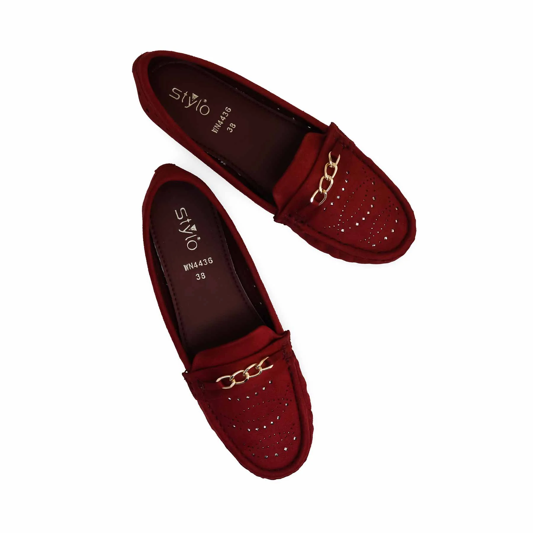 Maroon Moccasin WN4436 - Image 4