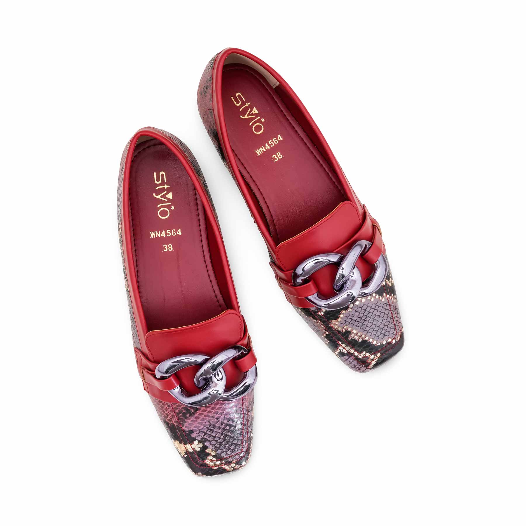 Maroon Moccasin WN4564 - Image 5