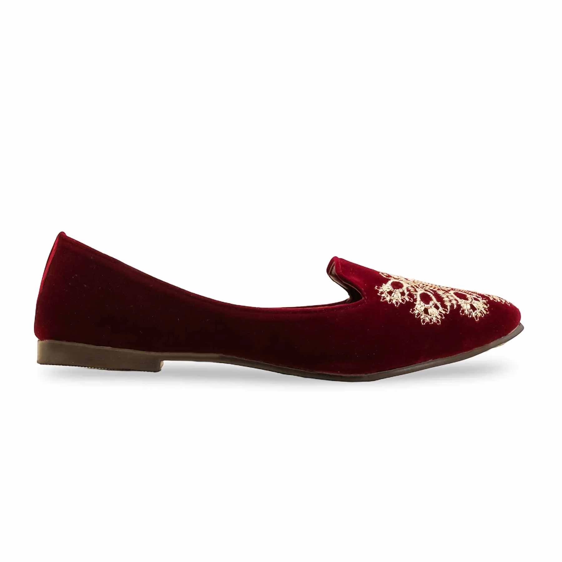 Maroon Pumps For Women WN1258 - Image 3