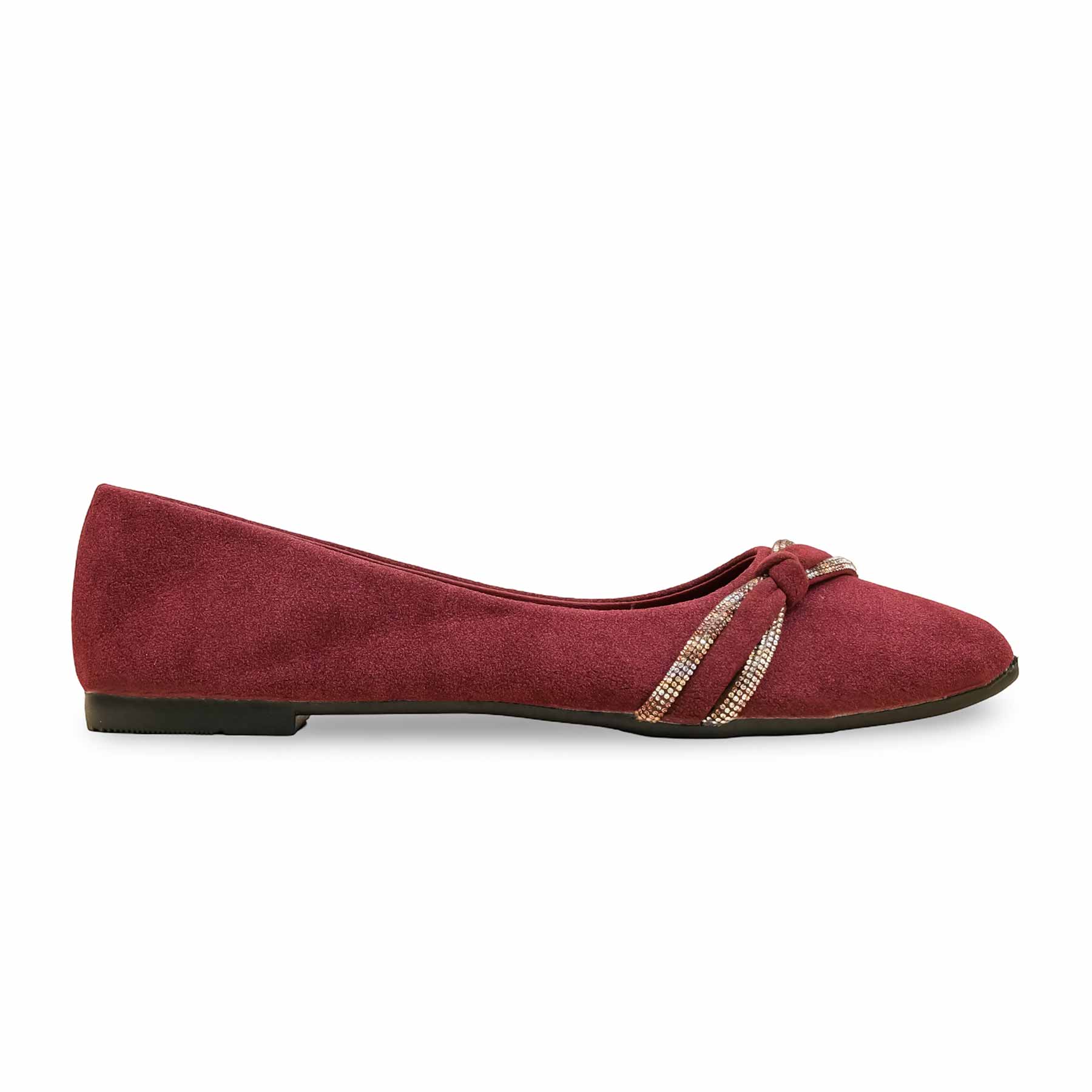 Maroon Pumps For Women WN1268 - Image 2