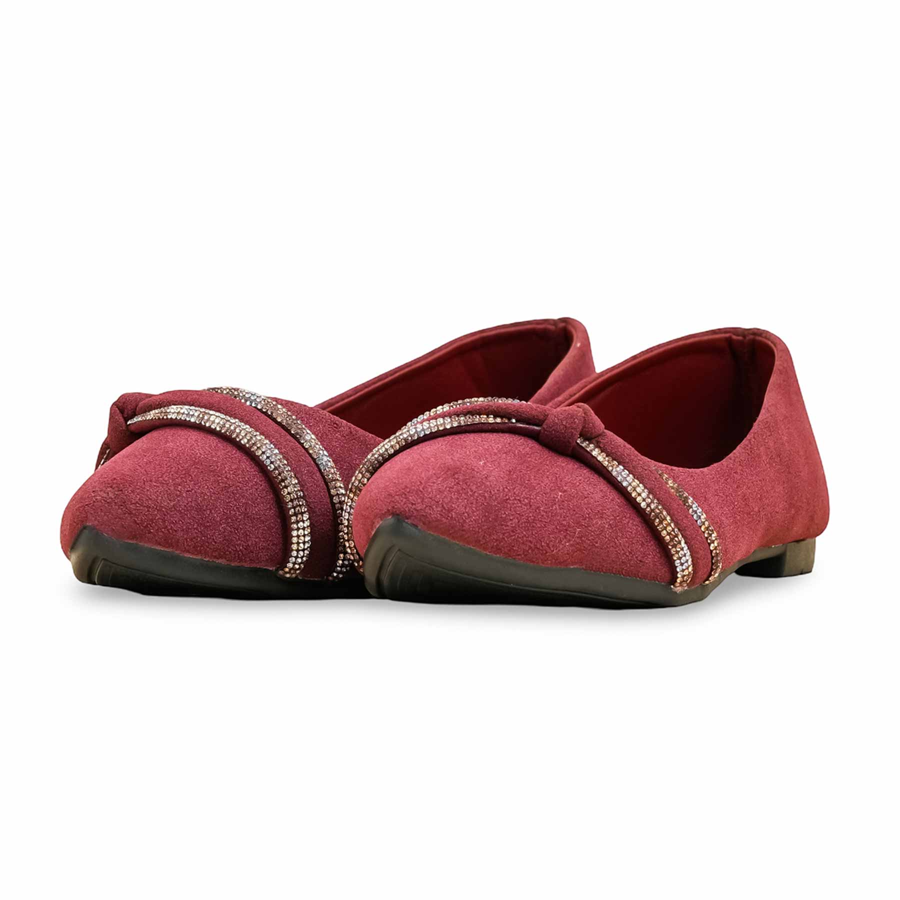 Maroon Pumps For Women WN1268 - Image 3