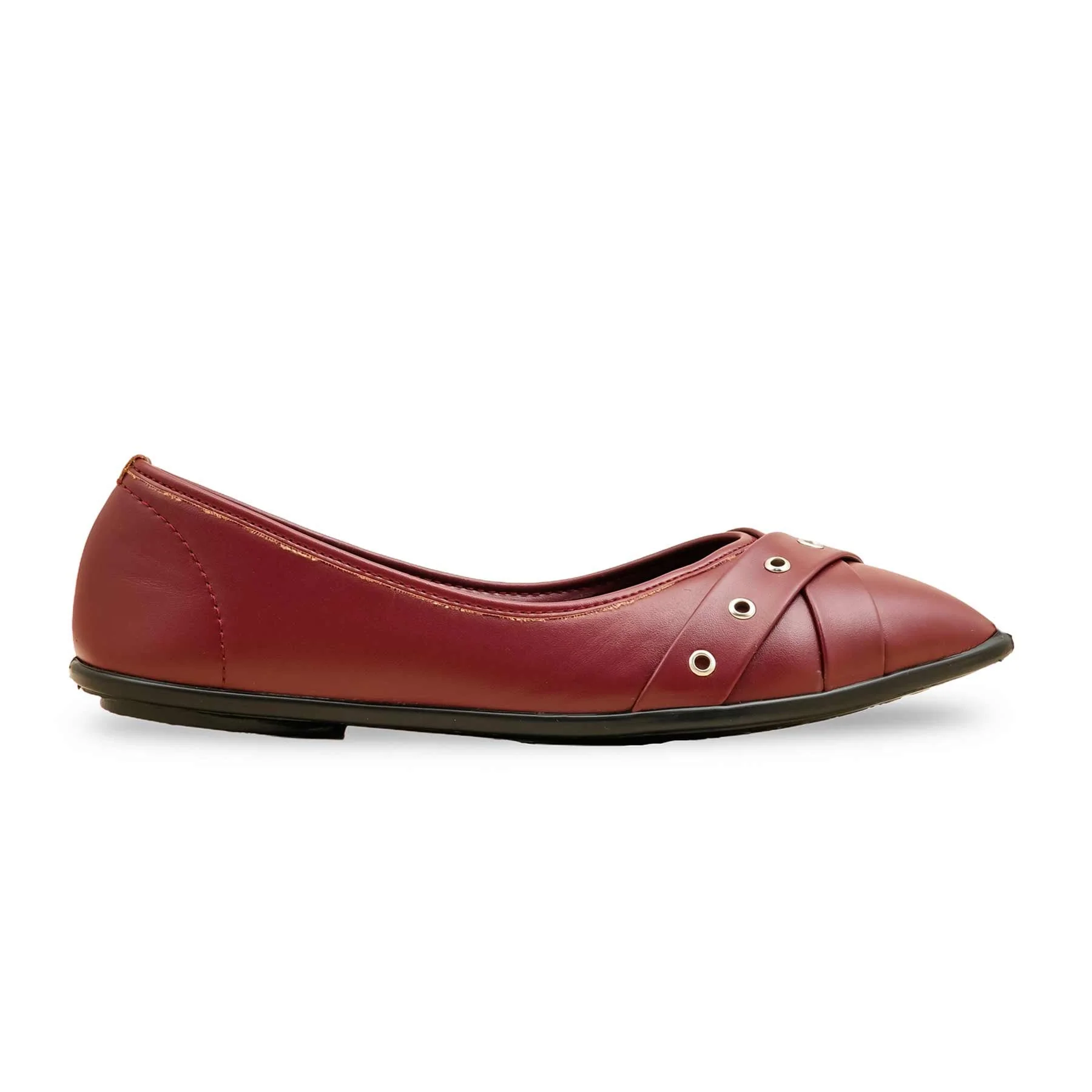 Maroon Pumps For Women WN1280 - Image 2