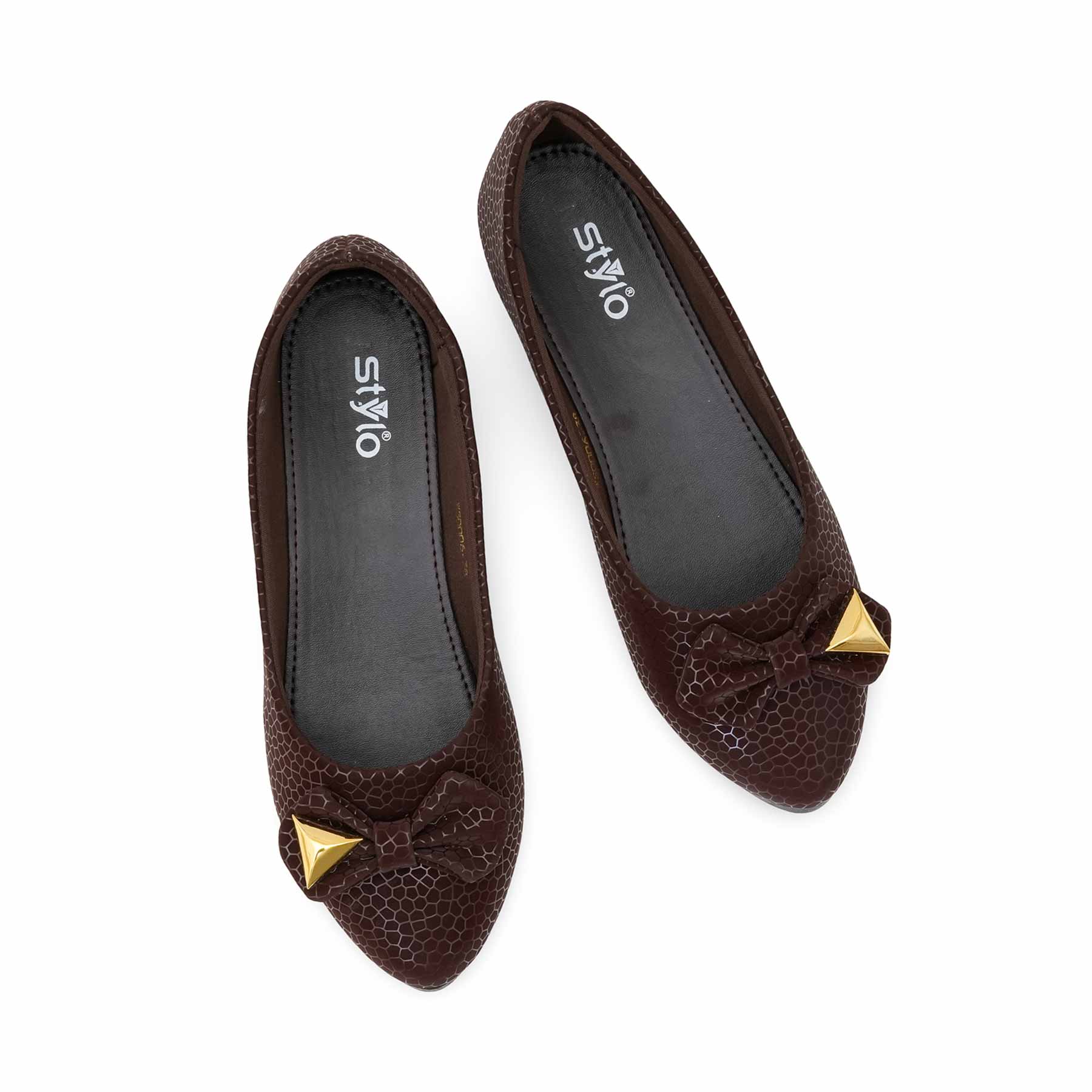 Maroon Pumps For Women WNS001 - Image 4